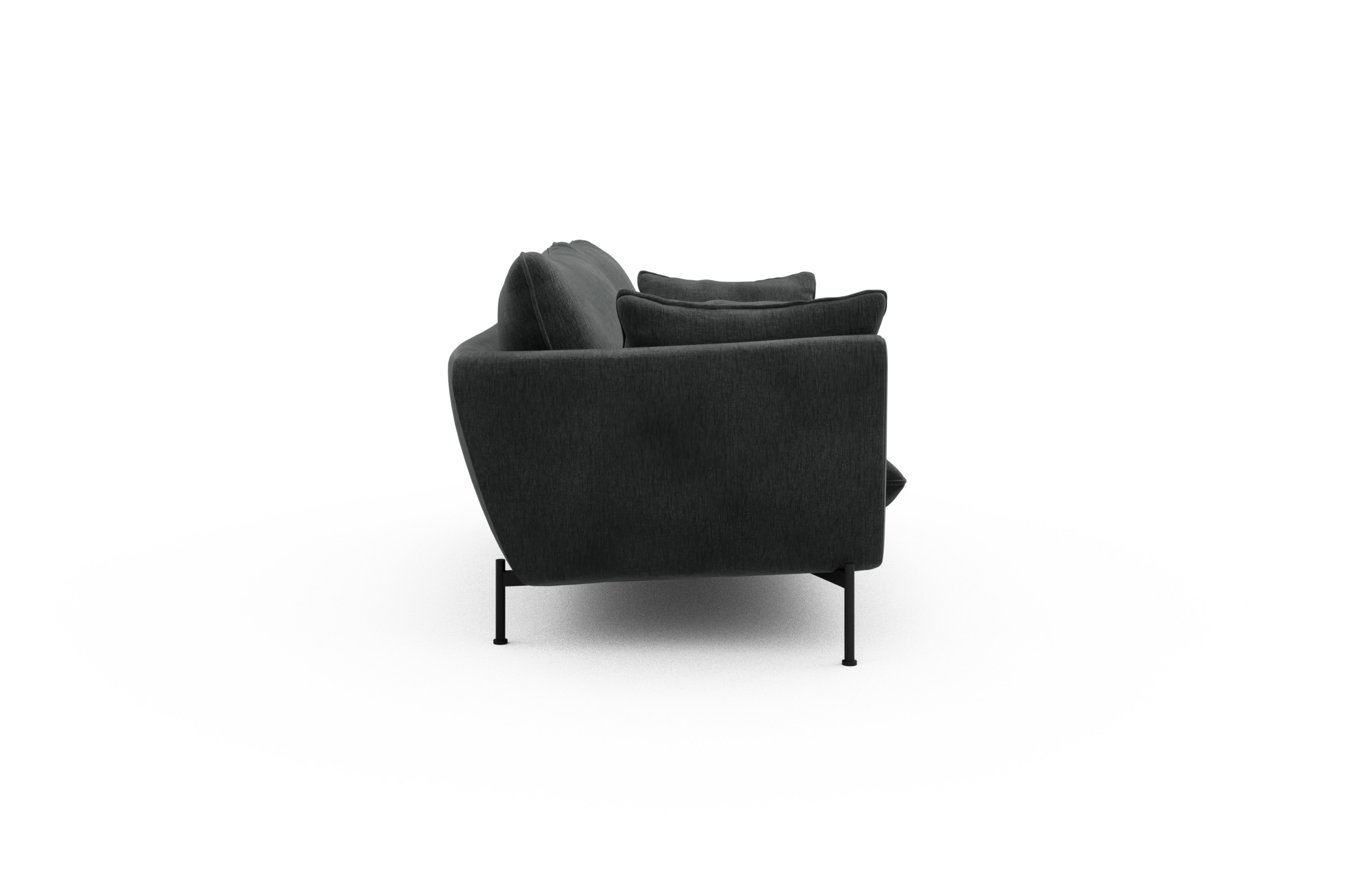 Sofa Anton 2-Sitzer Smooth-Deep-Warm-Grey