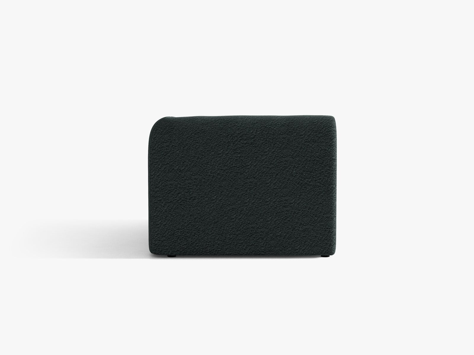 Micadoni Eckmodul Miley 1-Sitzer Rechts Boucle Baloo Schwarz