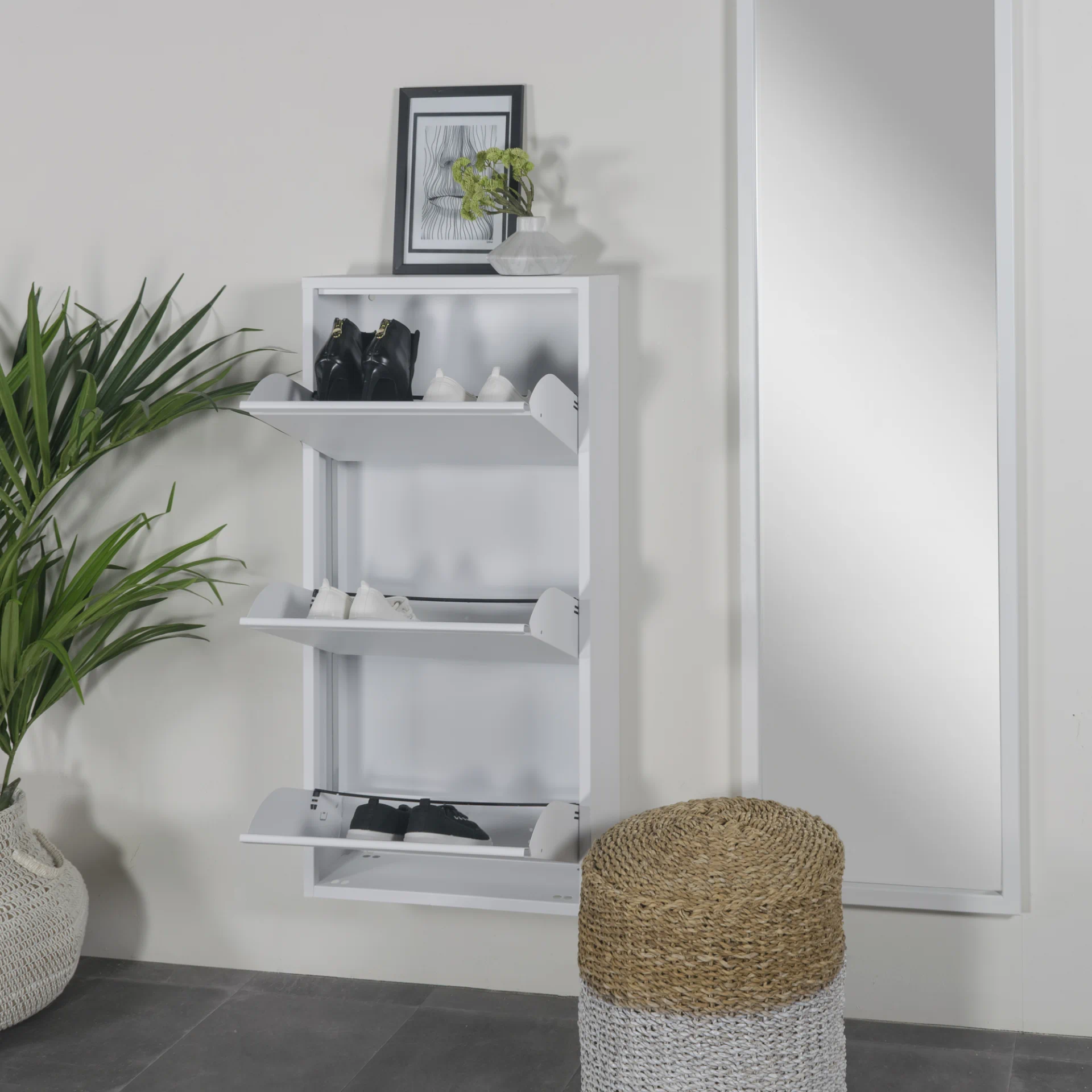 Spinder Design Schuhschrank Billy 3 Weiß