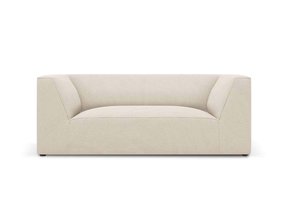 Cosmopolitan Design Sofa Siena 2-Sitzer Kord Scala Helles Beige