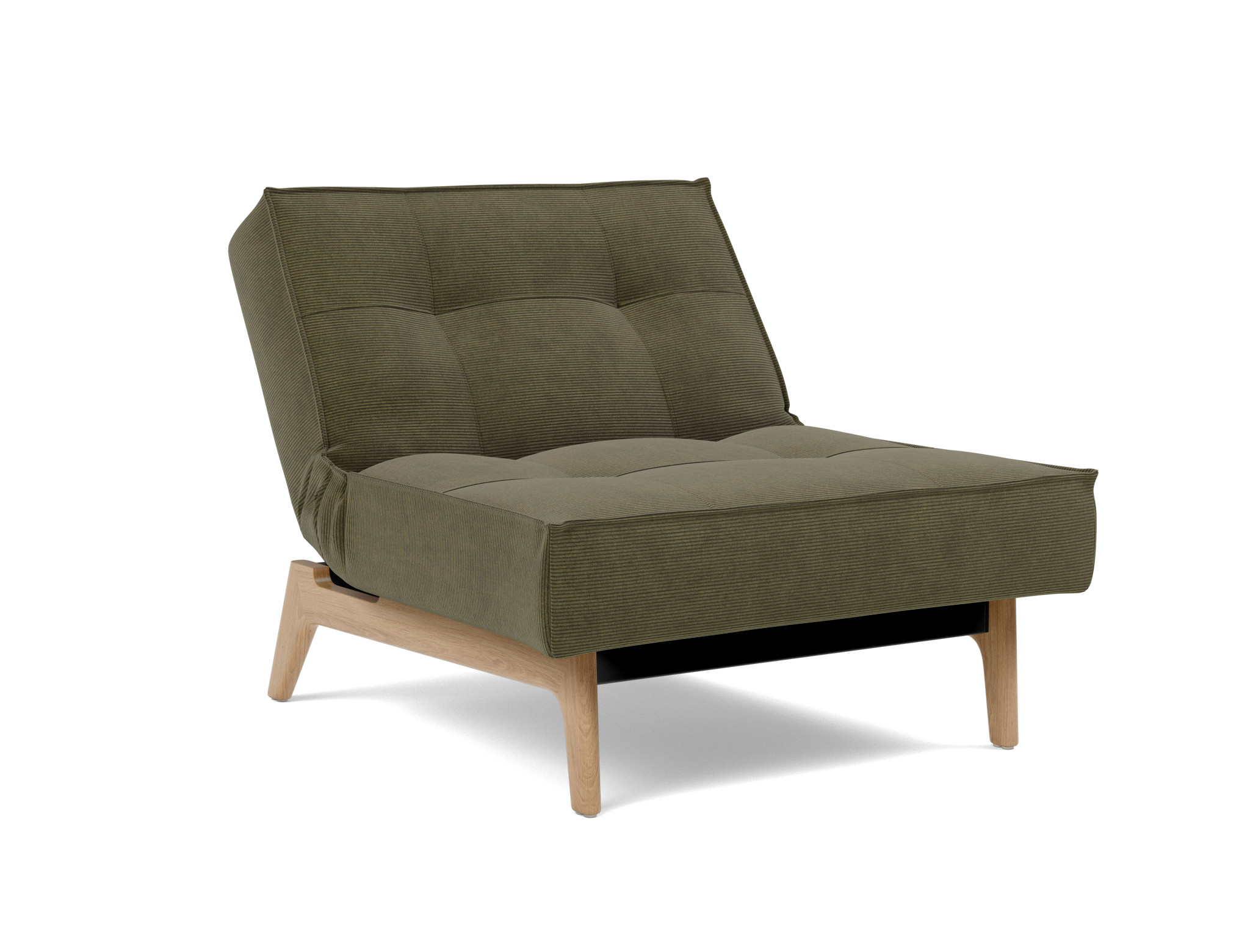Sessel Splitback Kord Cordufine 316-Pine-Green Beine Eiche