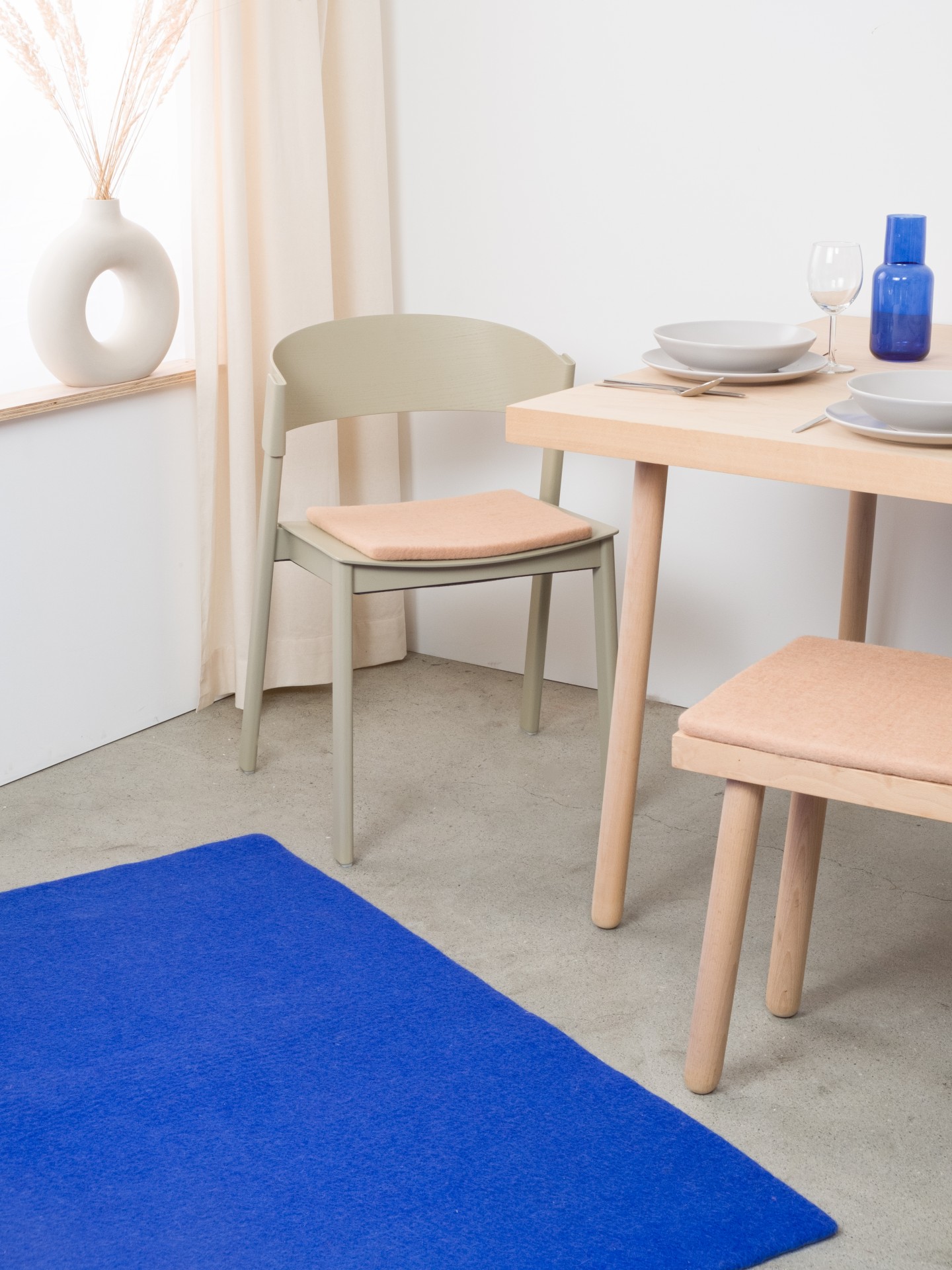 myfelt Merle - Flache Sitzauflage quadratisch