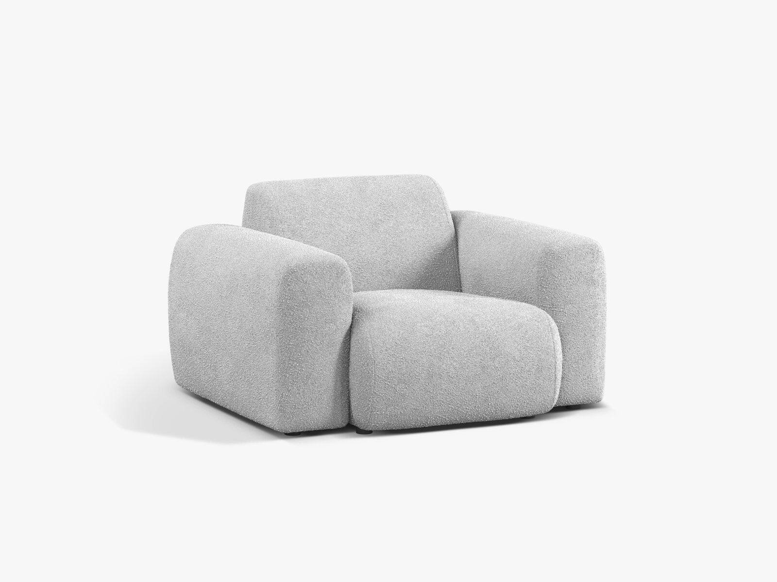 Micadoni Sessel Molino Boucle Baloo Hellgrau