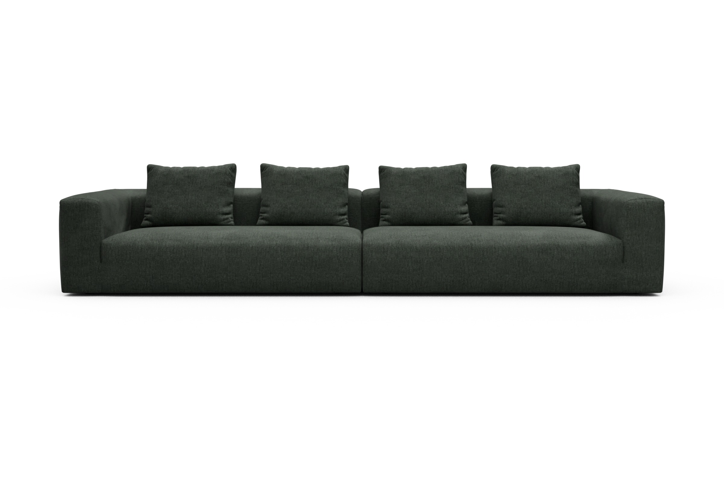 Skandi Home Modulares XXL Sofa Fred 5-Sitzer Aivi-Pine-Green moebelfaktor
