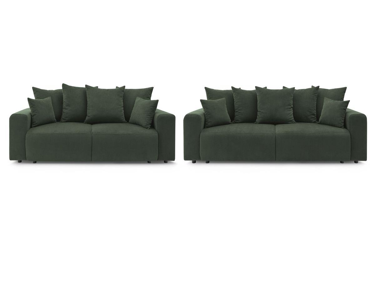 Bobochic Envy Sofa 5-Sitzer Cordsamt Grün