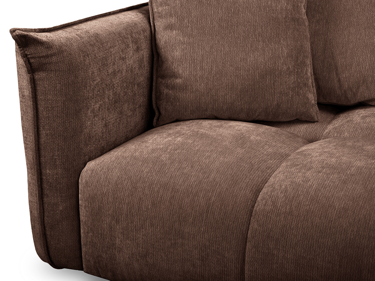 Bobochic Harlem Sofa 3-Sitzer Stoff Braun