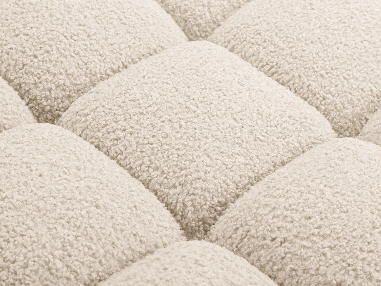 Micadoni symmetrisches Eckmodul Bellis Boucle Rolf Helles Beige