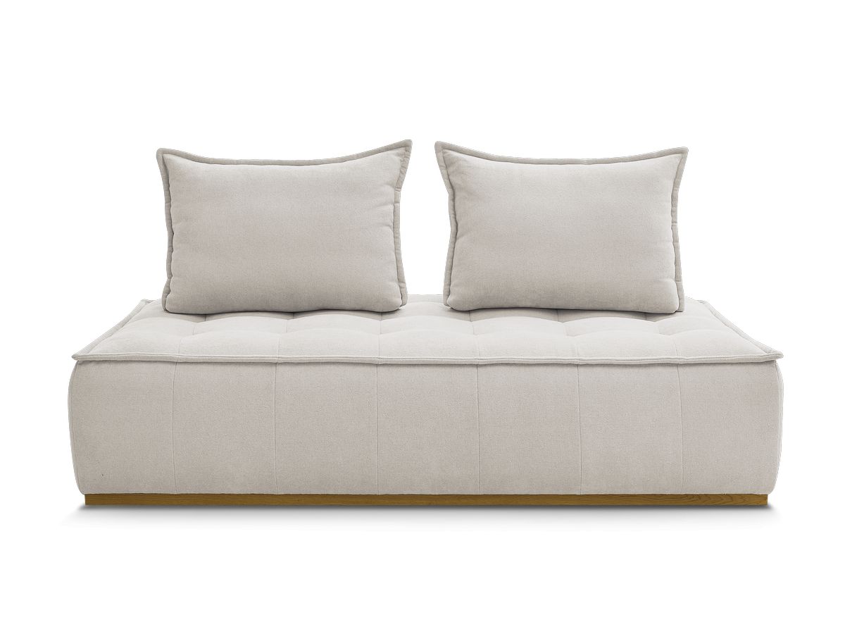 Bobochic Elisa Sofamodul 2-Sitzer Strukturstoff Beige