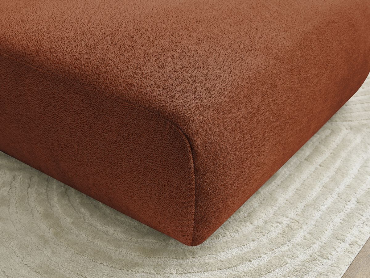 Bobochic Lucien Pouf Stoff Orange