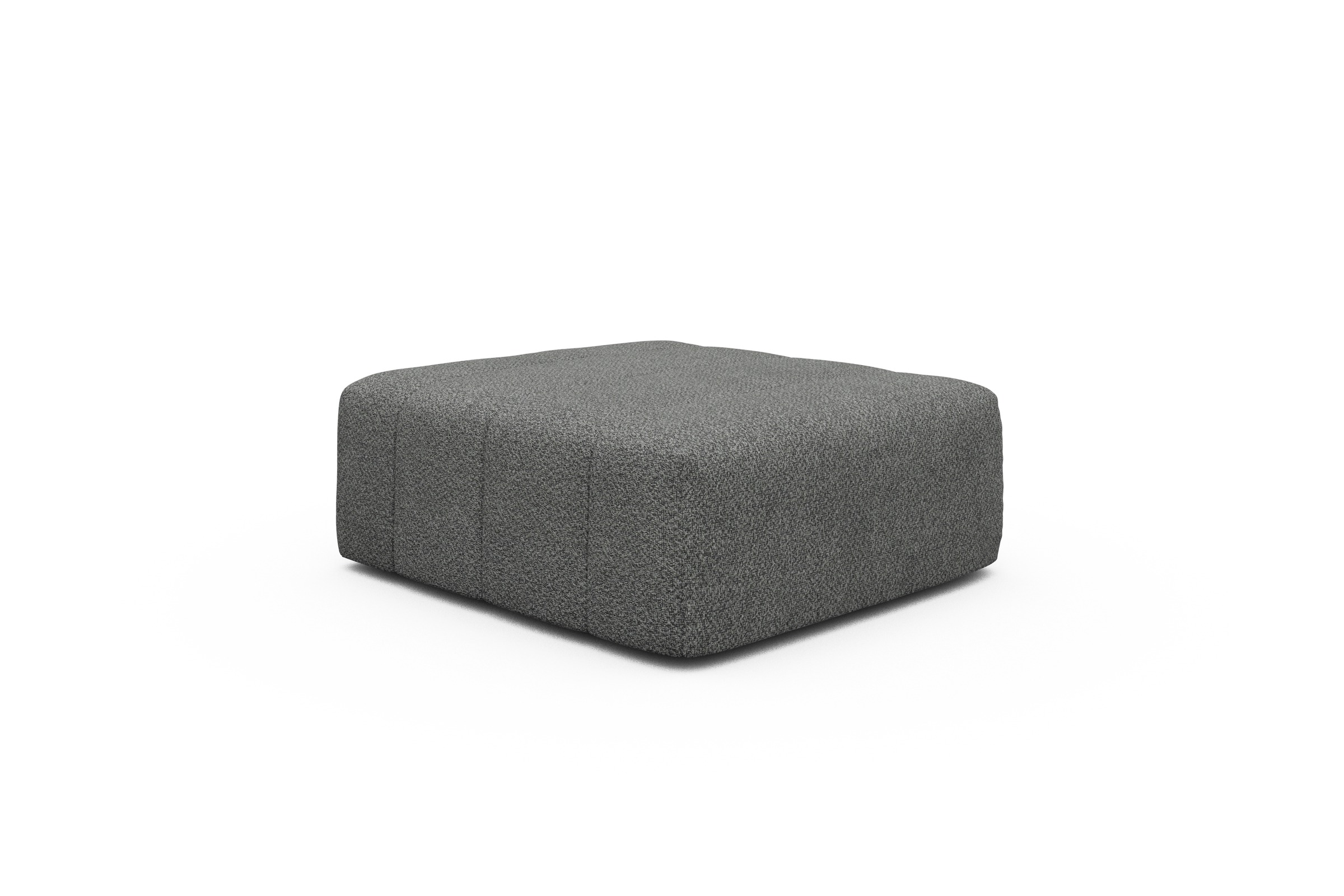 Sitzhocker Hugo Ottomane Vanora-Warm-Grey