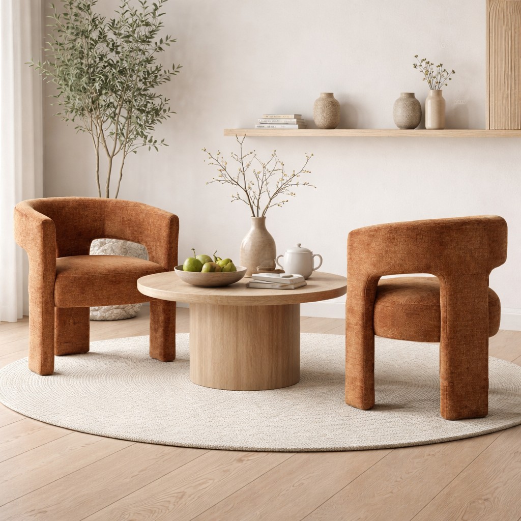Livin Hill Polsterstuhl Leith 62 × 58 × 75 cm Zimt