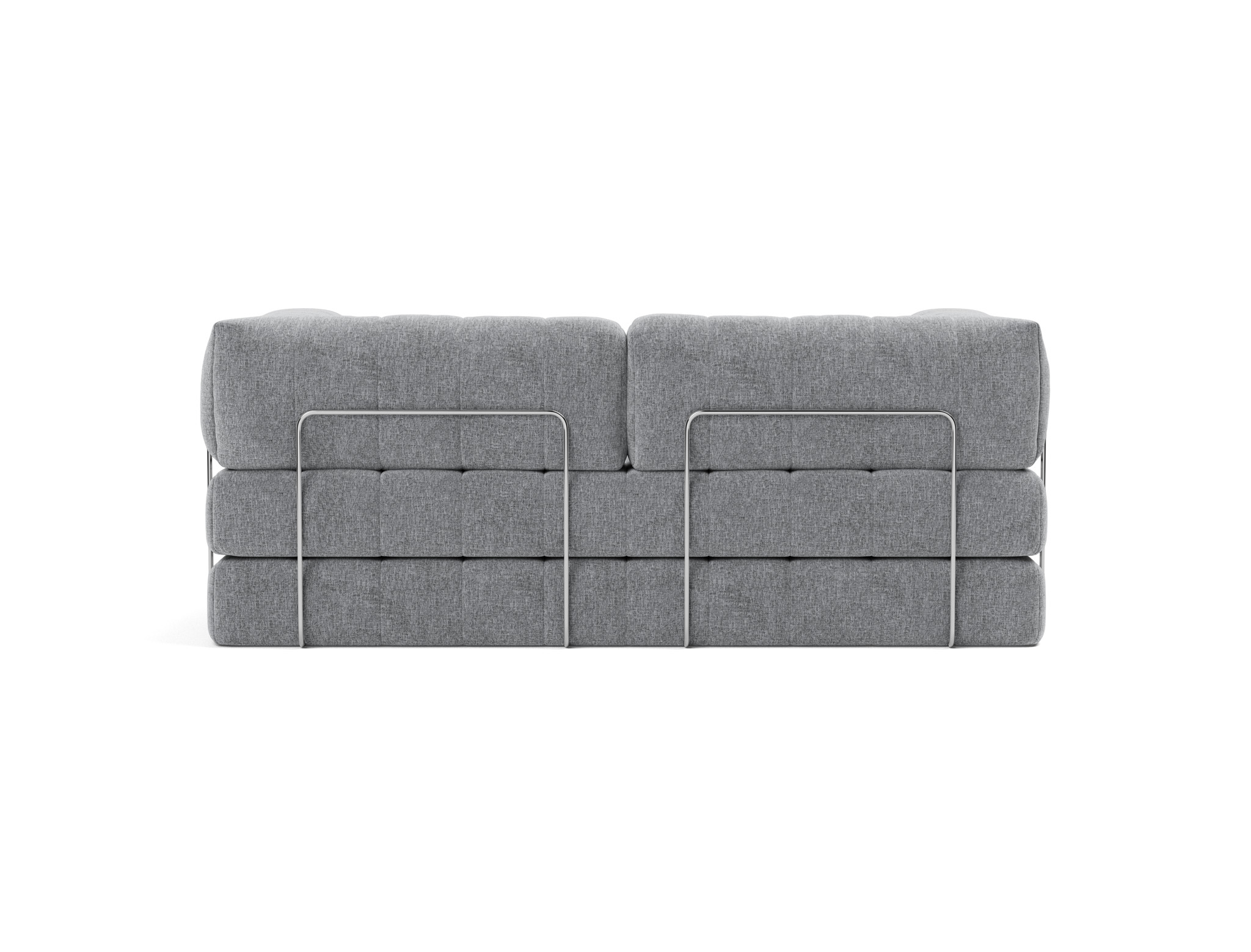 Schlafsofa CozyPad mit Armlehnen Strukturierter Stoff Twist 565-Granite