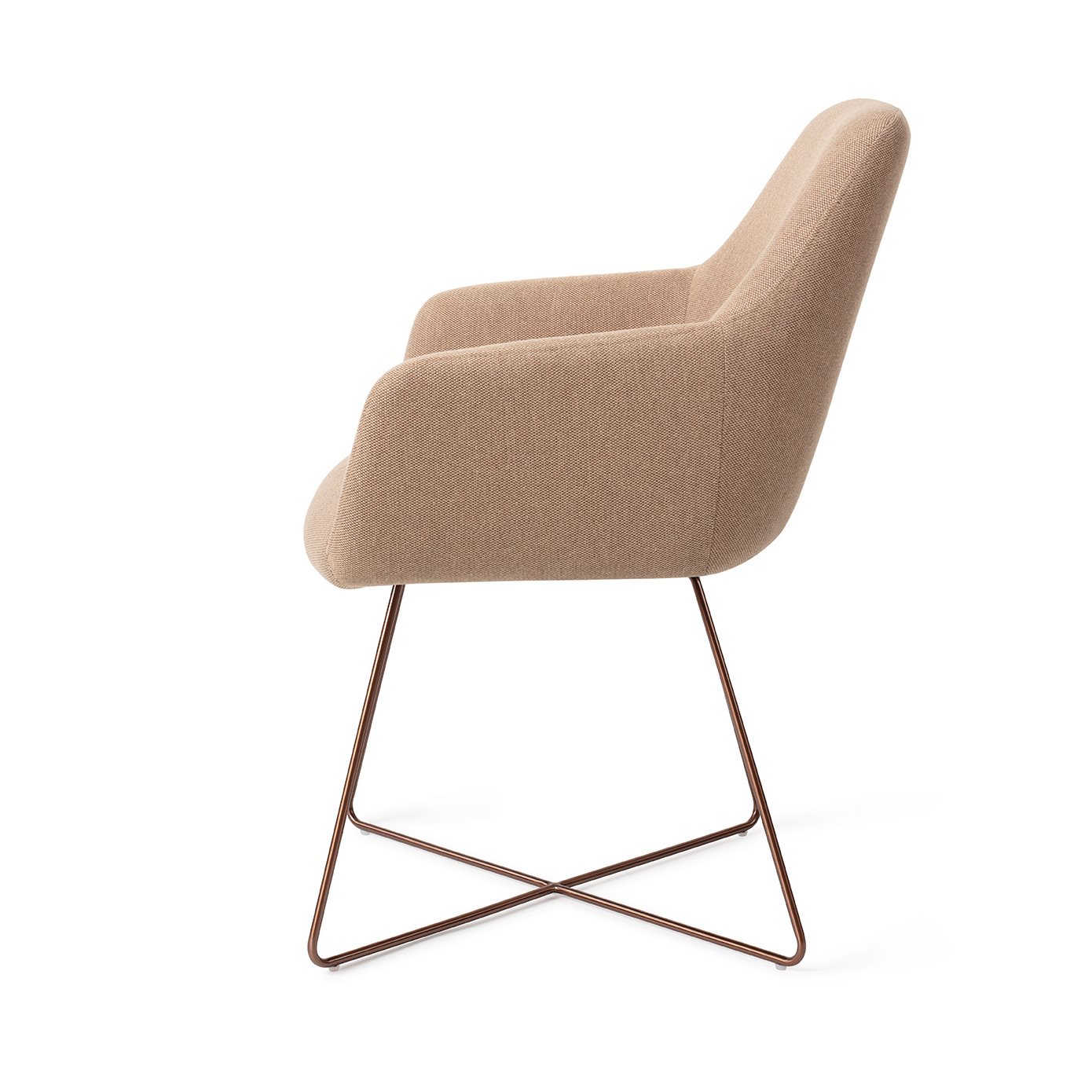 Jesper Home Esszimmerstuhl Hiroo Whisper-Wheat Cross Rosa