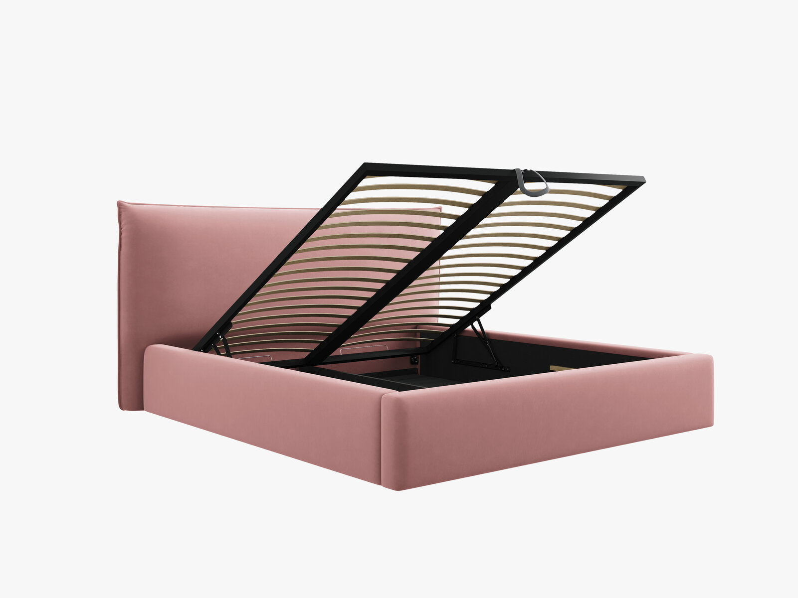 Micadoni Bett Kaelle Samt Bluvel Rosa