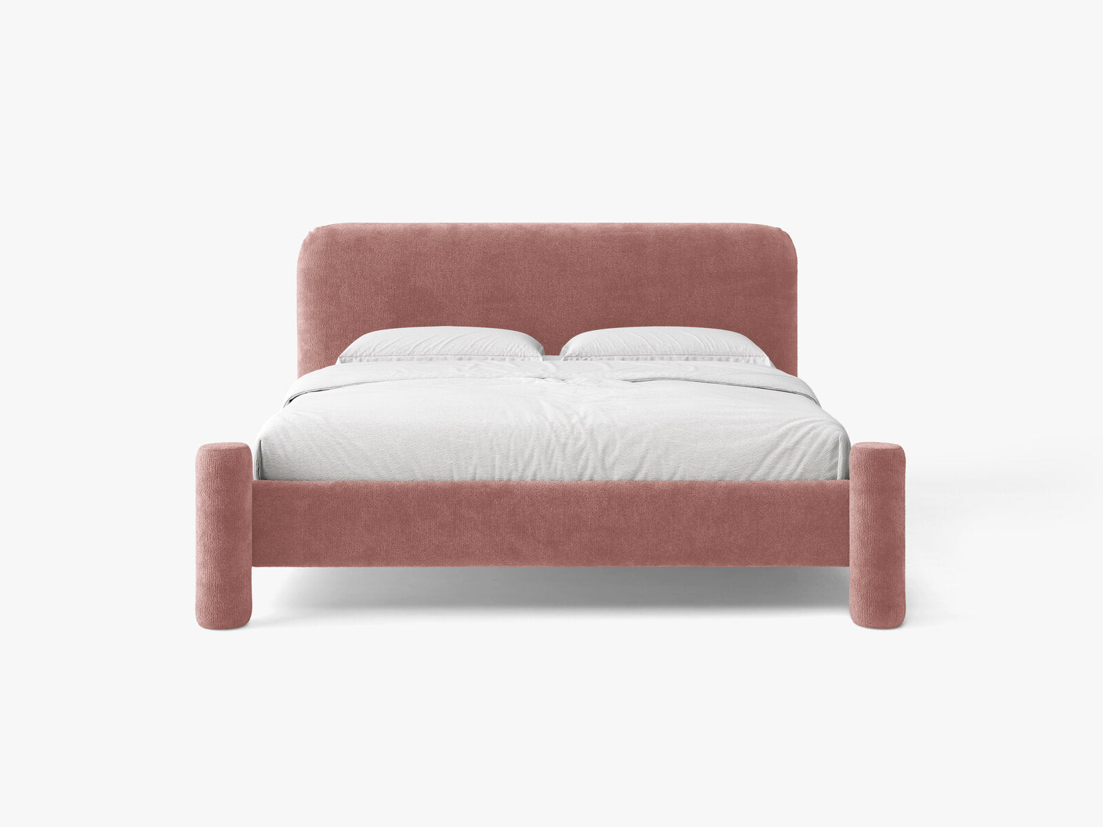 Micadoni Vera Bett mit Kopfteil Chenille Perfect Harmony Rosa 180x200