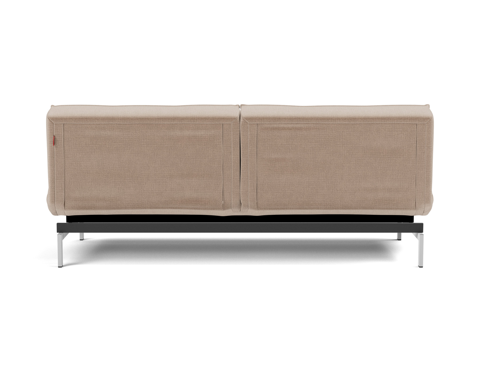 Schlafsofa Splitback Chenille Esina 417-Mocha Beine Chrom