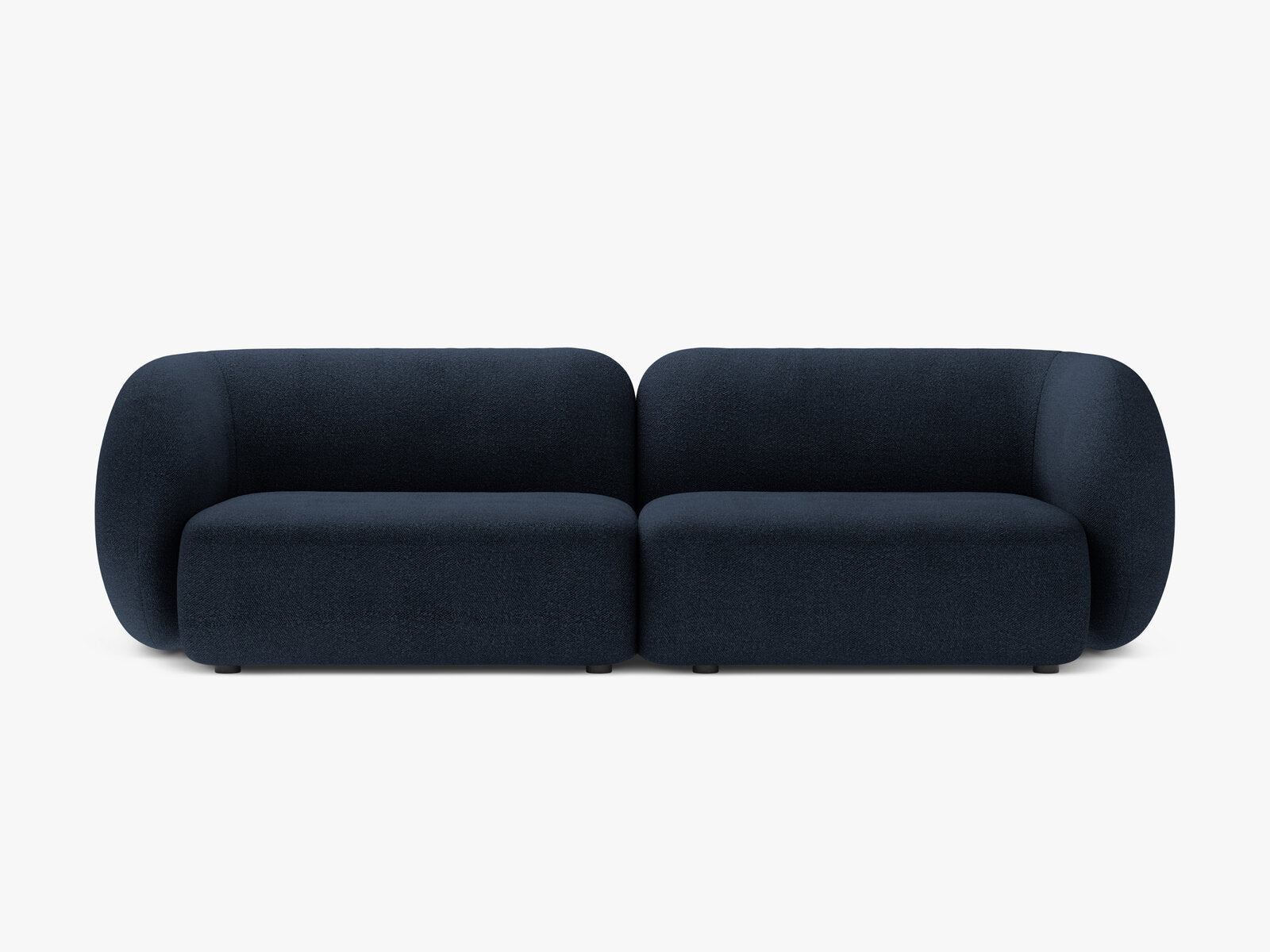 Micadoni Sofa Kate 4-Sitzer Boucle Dunkelblau