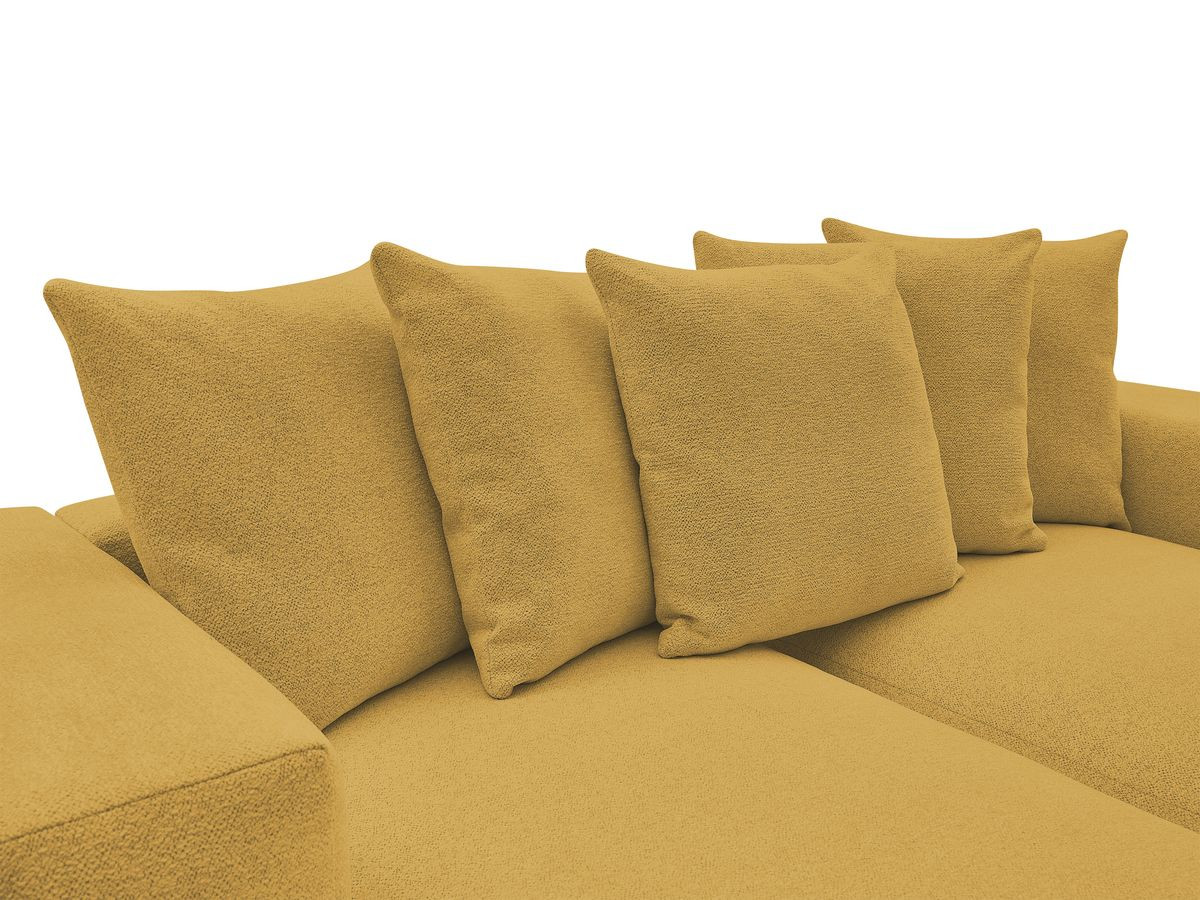 Bobochic Voltaire Sofa 4-Sitzer 248 × 170 cm Melange-Stoff Gelb
