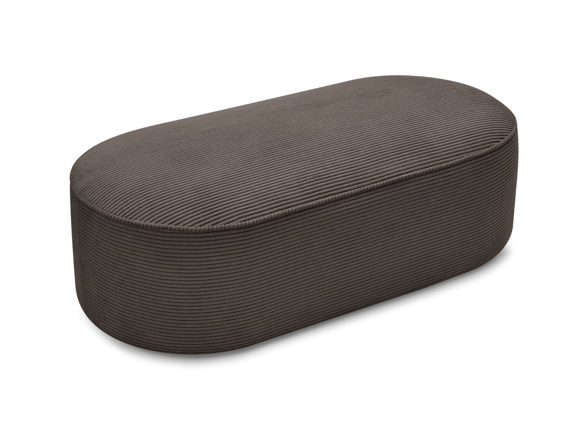 Bobochic Rousseau Pouf Cordsamt Braun