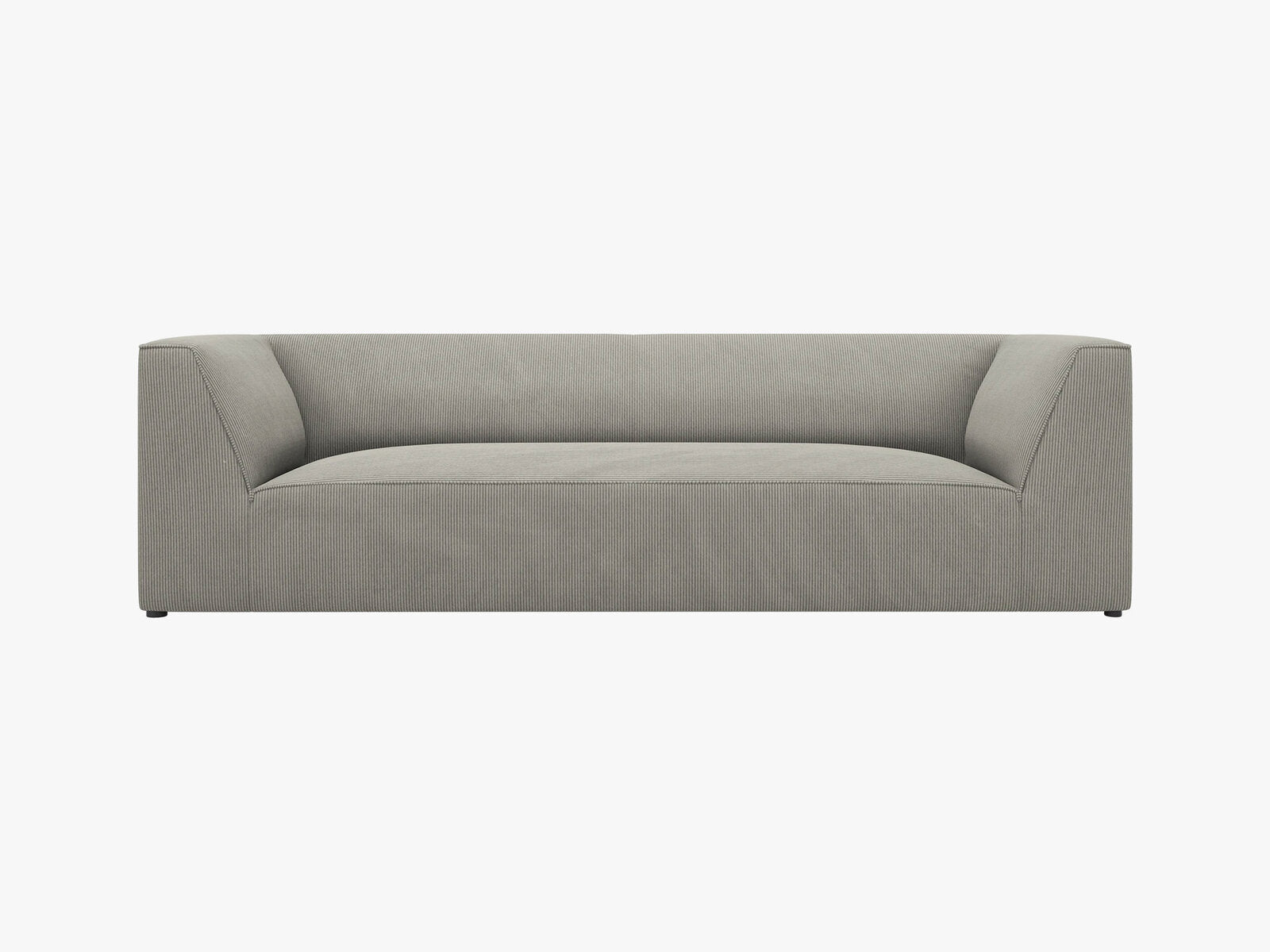 Micadoni Sofa Ruby 3-Sitzer Kord Scala Hellgrau