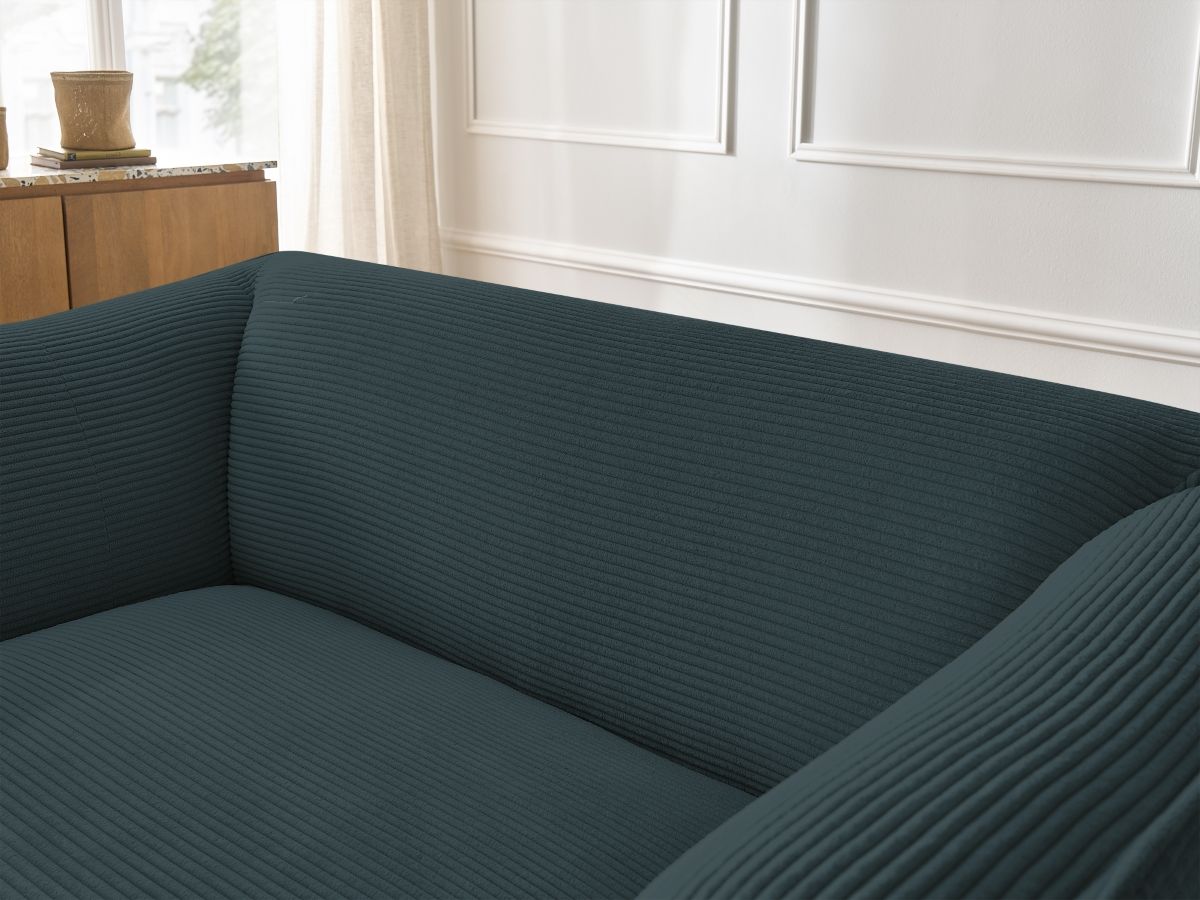 Bobochic Giorgia Sofa 2-Sitzer Cordsamt Dunkelblau