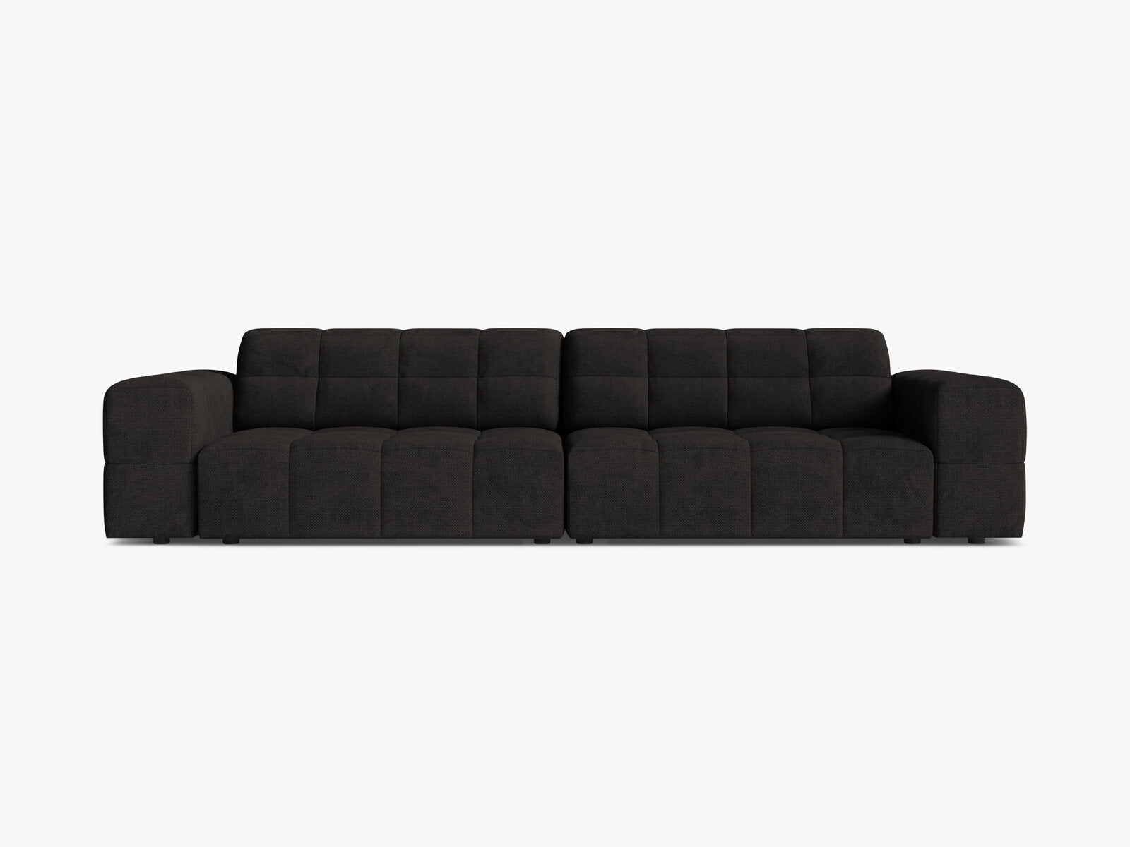 Micadoni Sofa Jennifer 4-Sitzer Chenille Eden Anthrazit