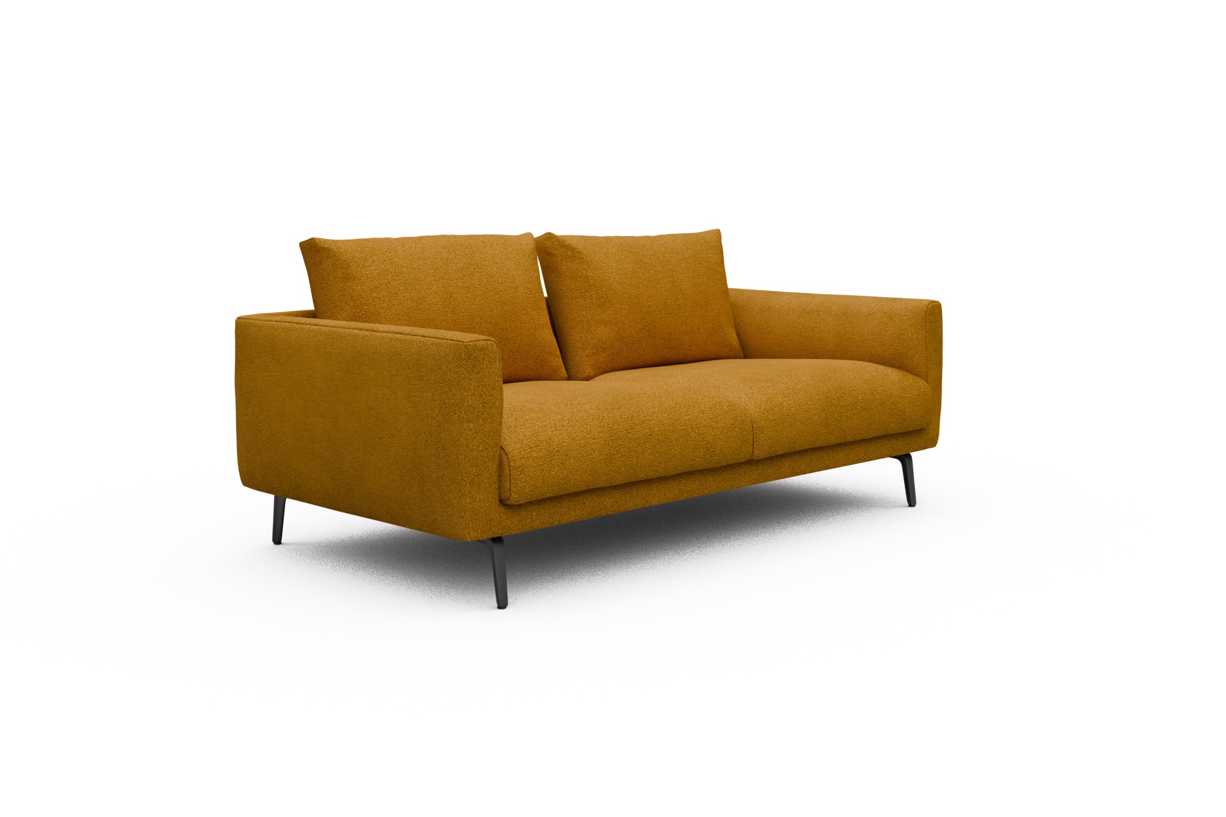 Sofa Karl 2-5-Sitzer Boucle-Ochre