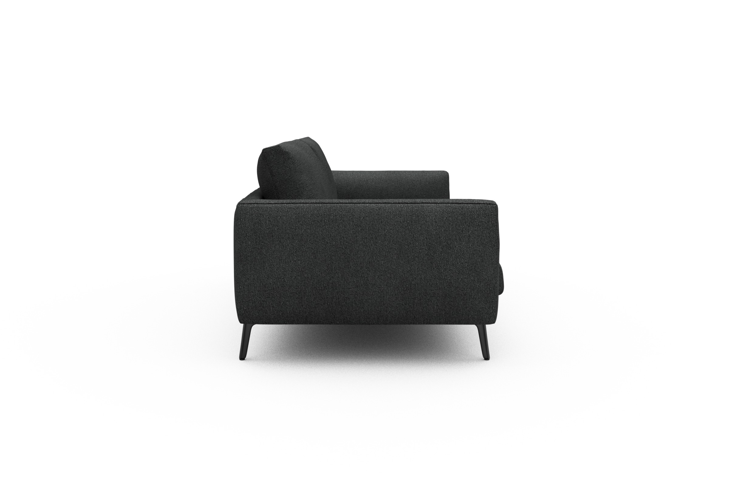 Sofa Karl 3-Sitzer Boucle-Charcoal