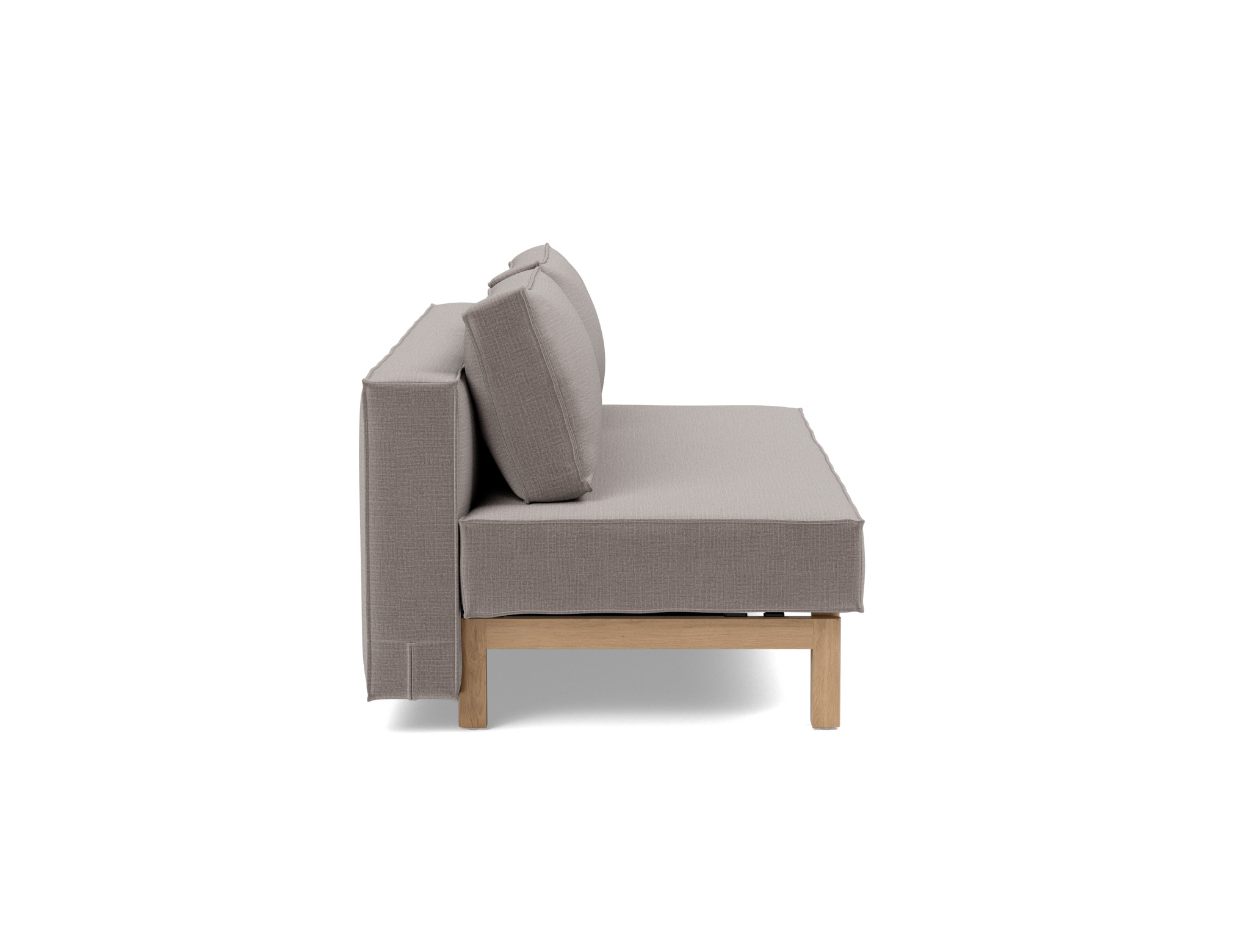 Schlafsofa Sly Chenille Esina 418-Truffle Beine Eiche