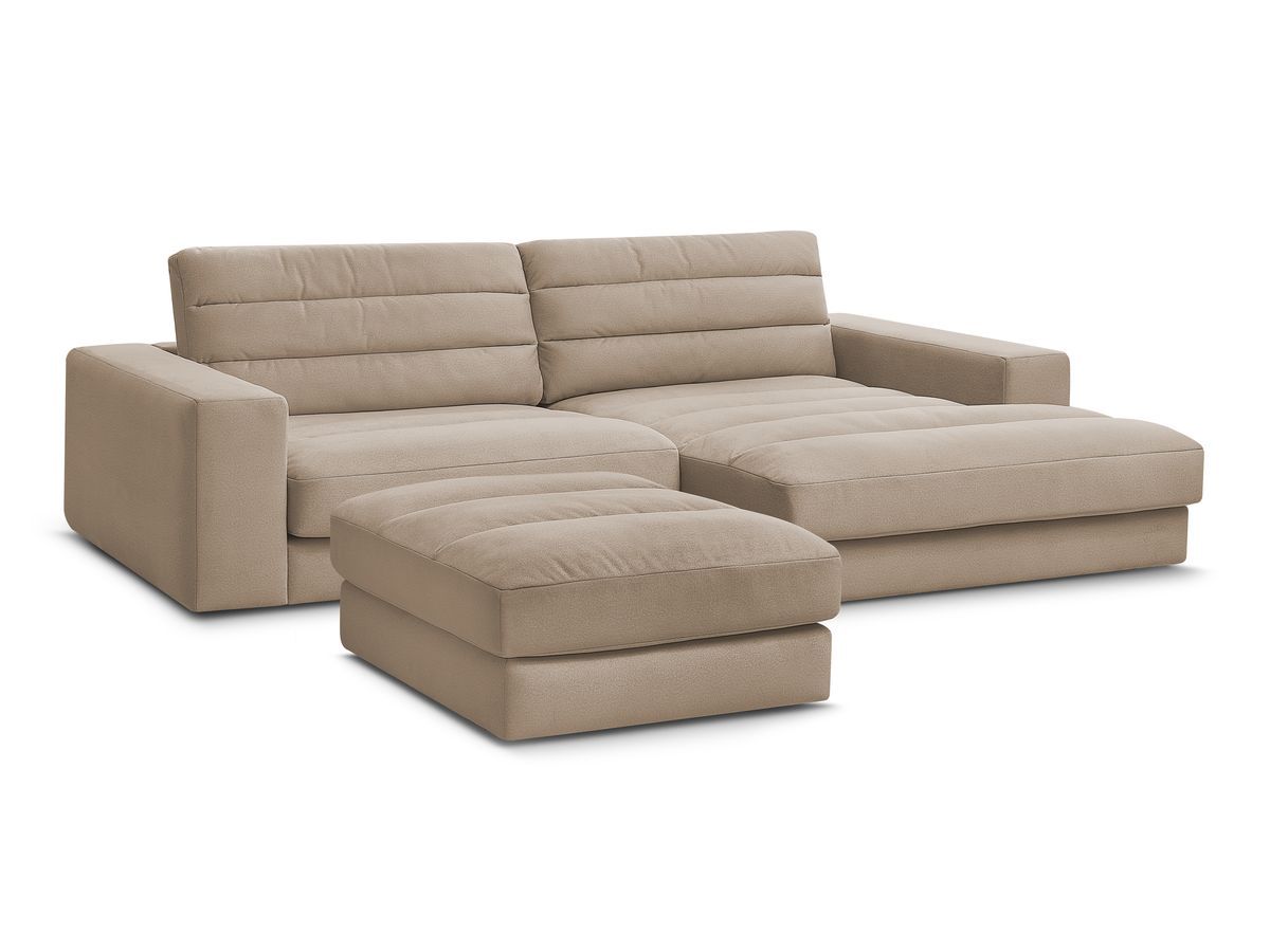 Bobochic Sierra Ecksofa mit Pouf