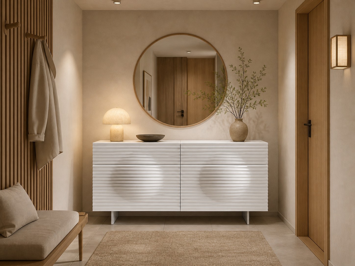 Livin Hill Sideboard Hudson 160 cm Weiß