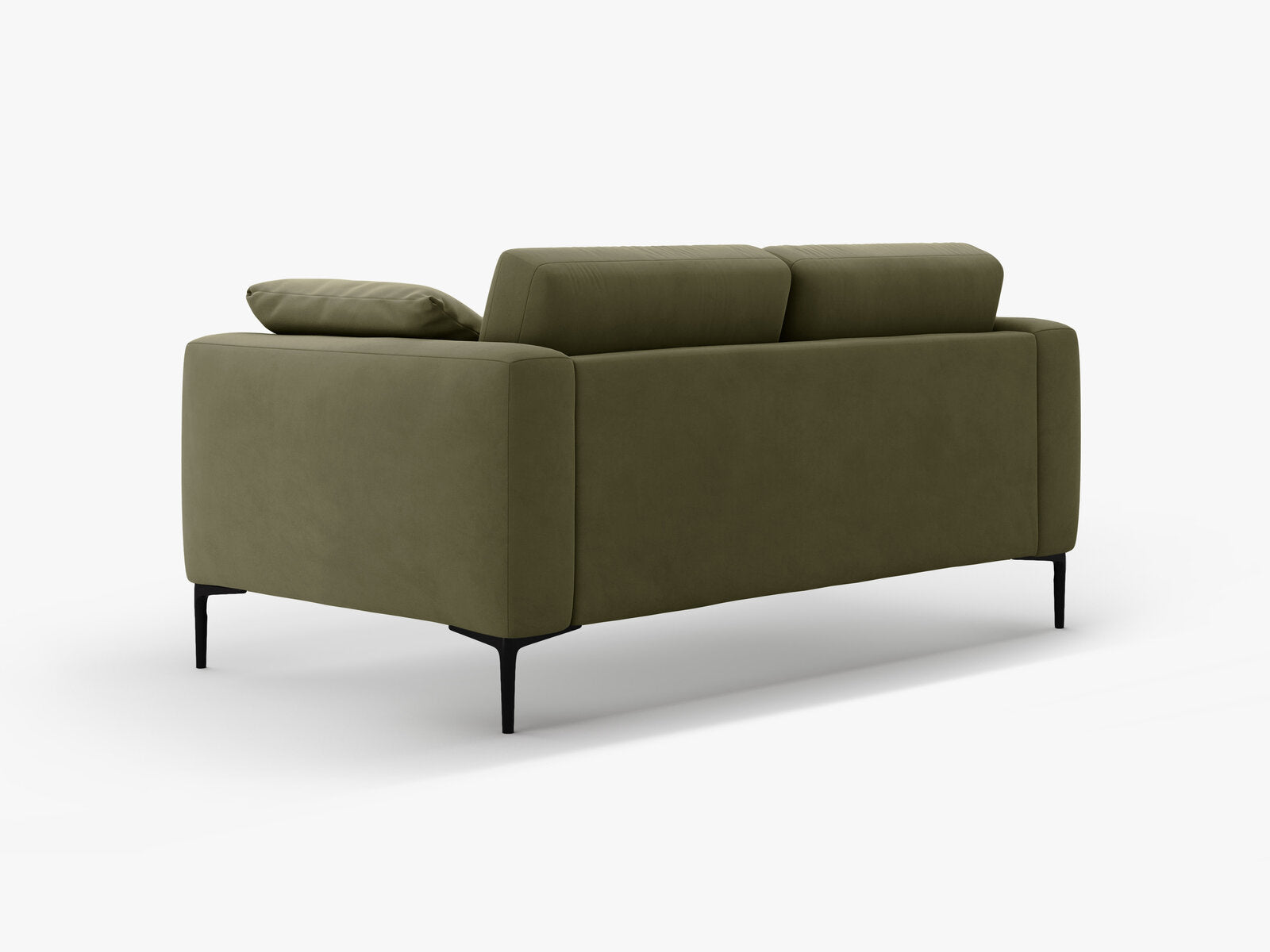 Micadoni Sofa Bemy 2-Sitzer Samt Grün
