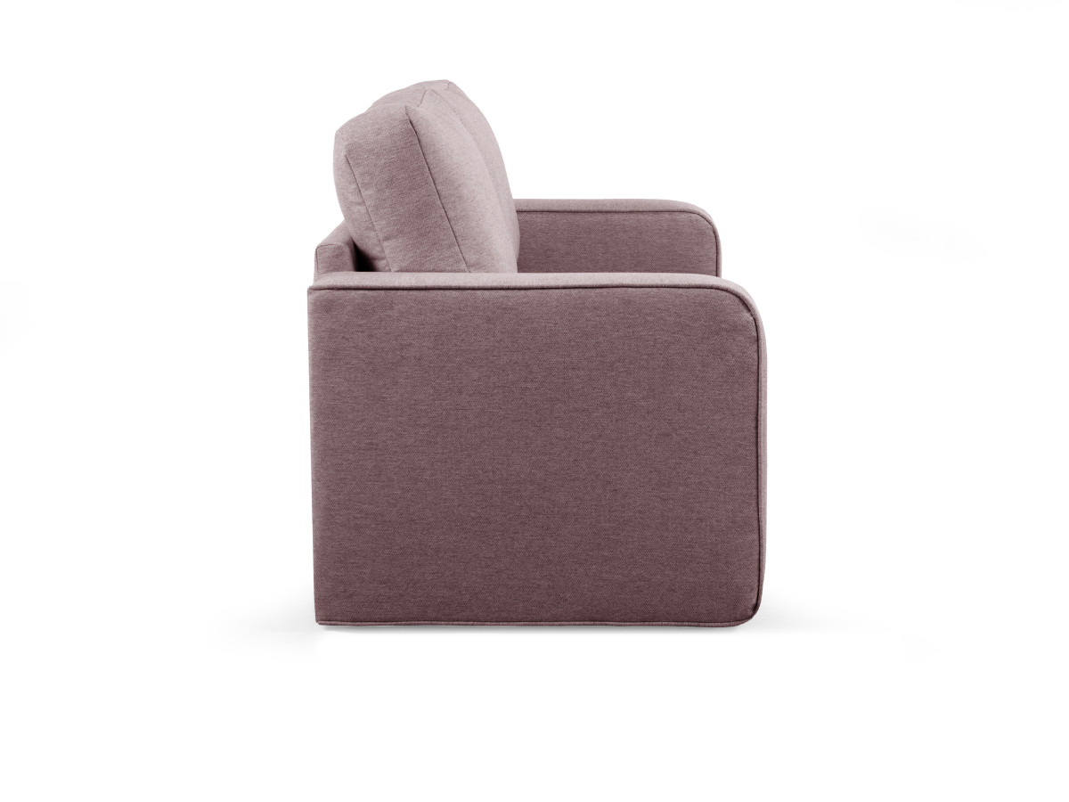 Bobochic Come Schlafsofa 2-Sitzer Melange-Stoff Rosa