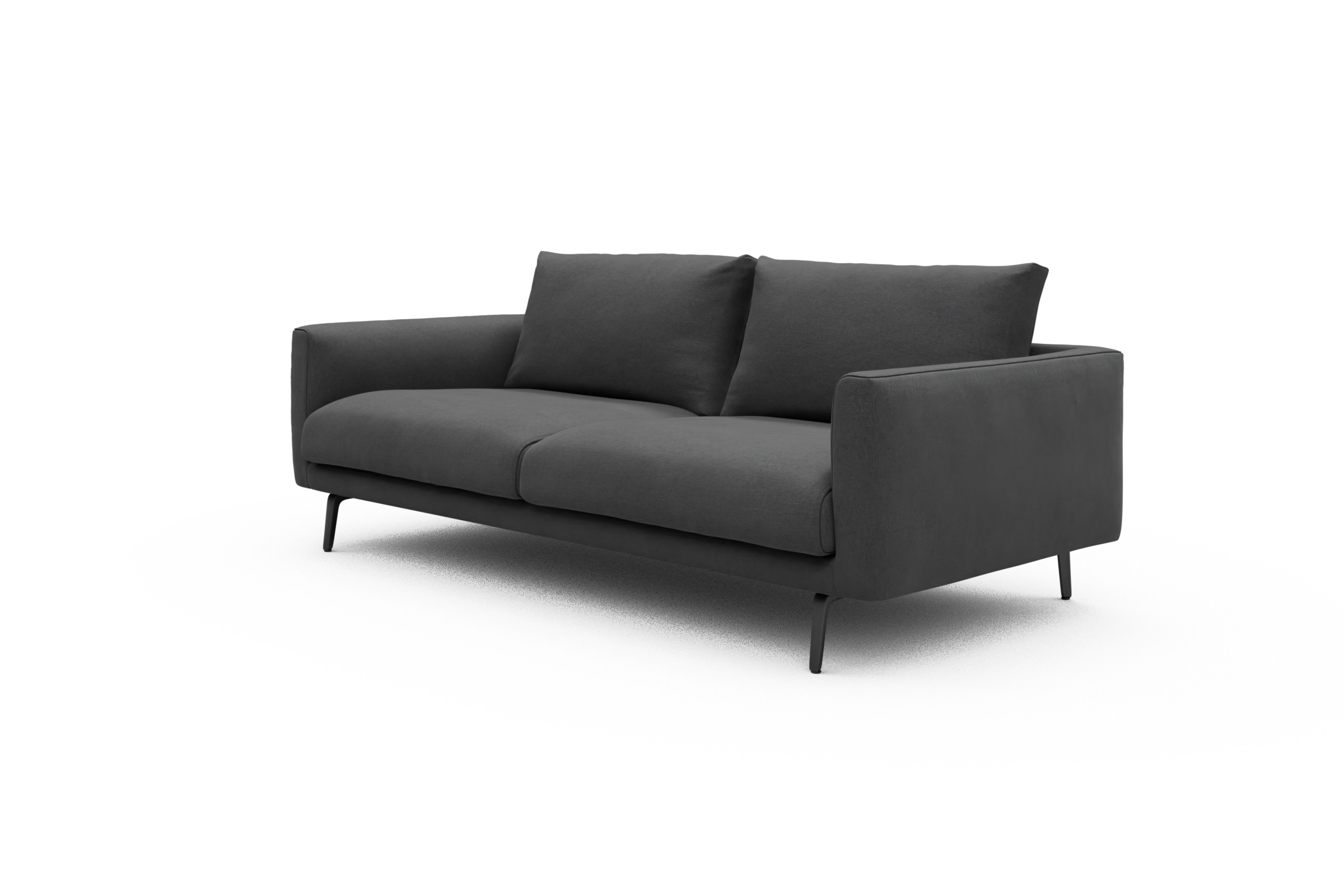 Sofa Karl 3-Sitzer Satya-Zinc