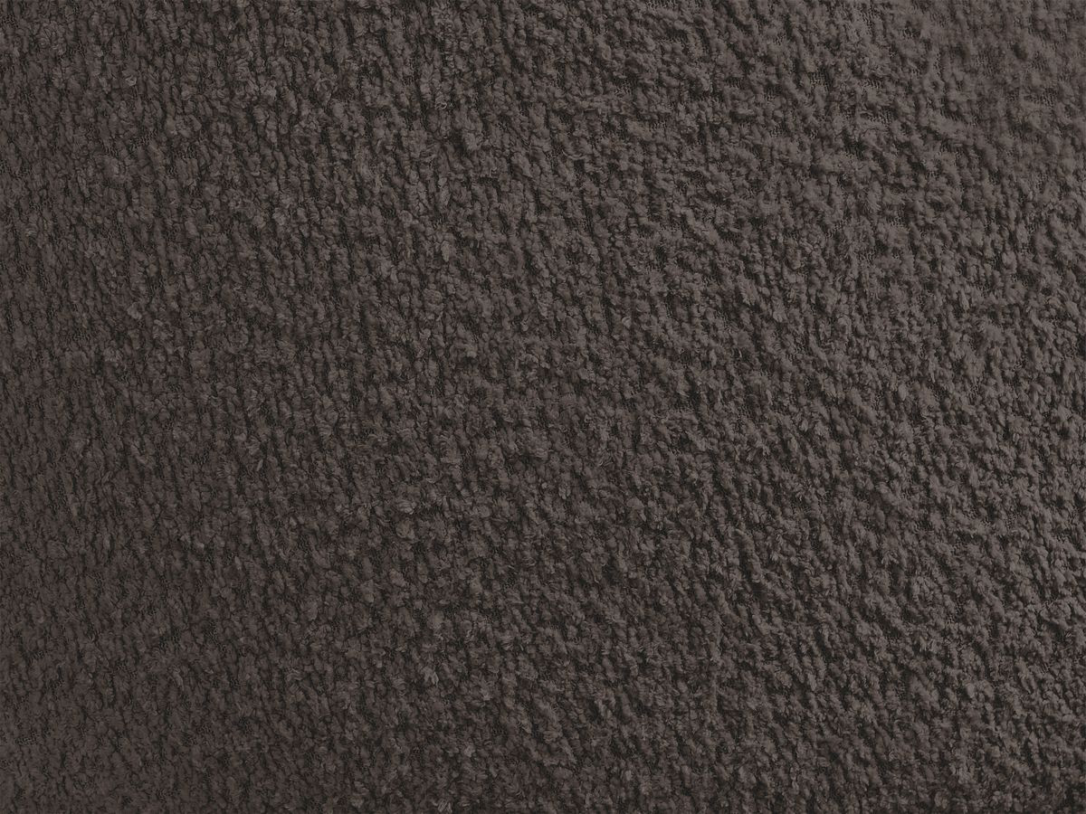 Bobochic Sophie Esszimmerstuhl 2er-Set mit skandinavischen Beinen, schwarz Bouclé-Stoff Braun