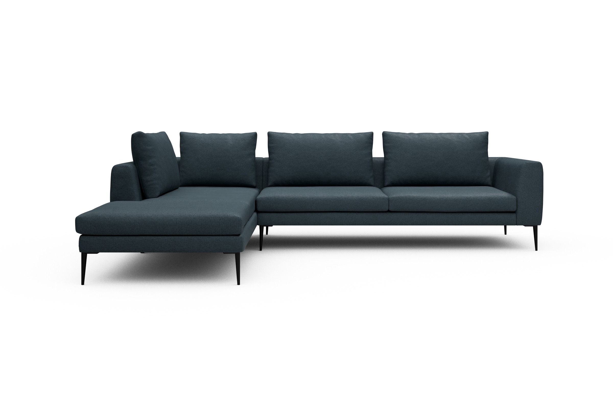 Skandi Home Ecksofa Paul Relax-Ecke rechts mit 3-Sitzer Denari-Royal-Blue moebelfaktor