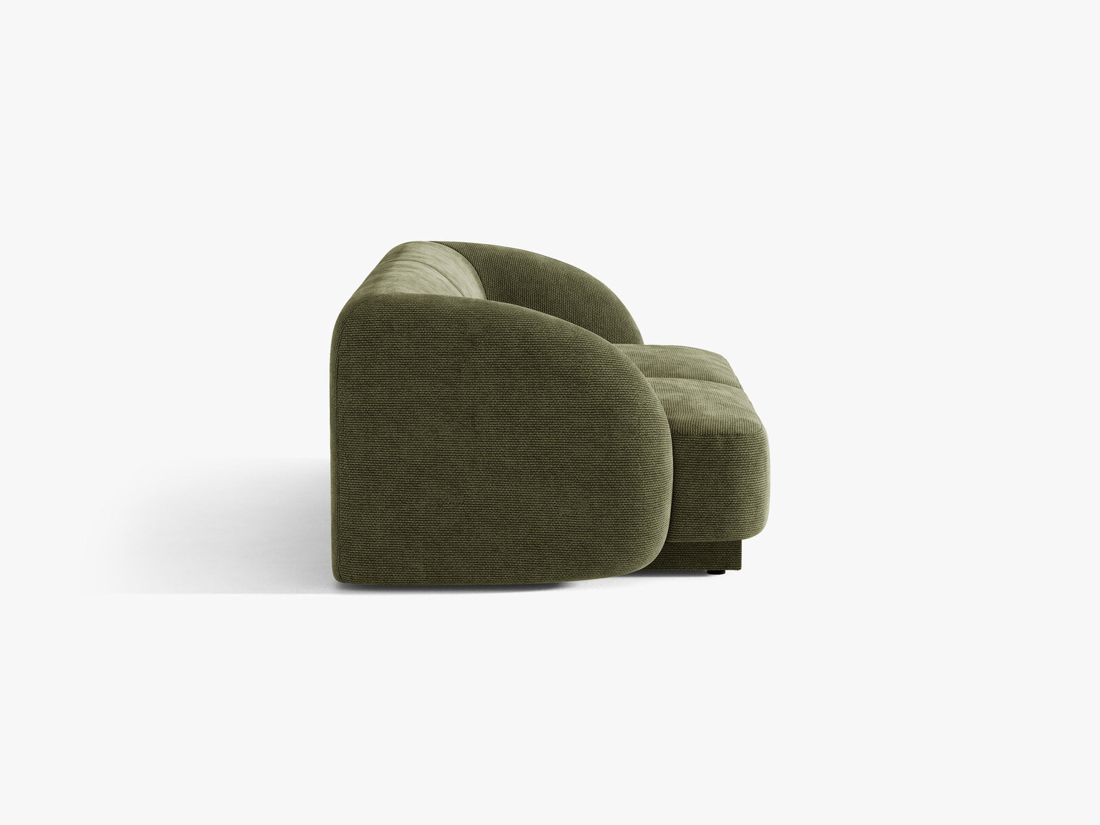 Micadoni Sofa Miley 2-Sitzer Chenille Eden Grün