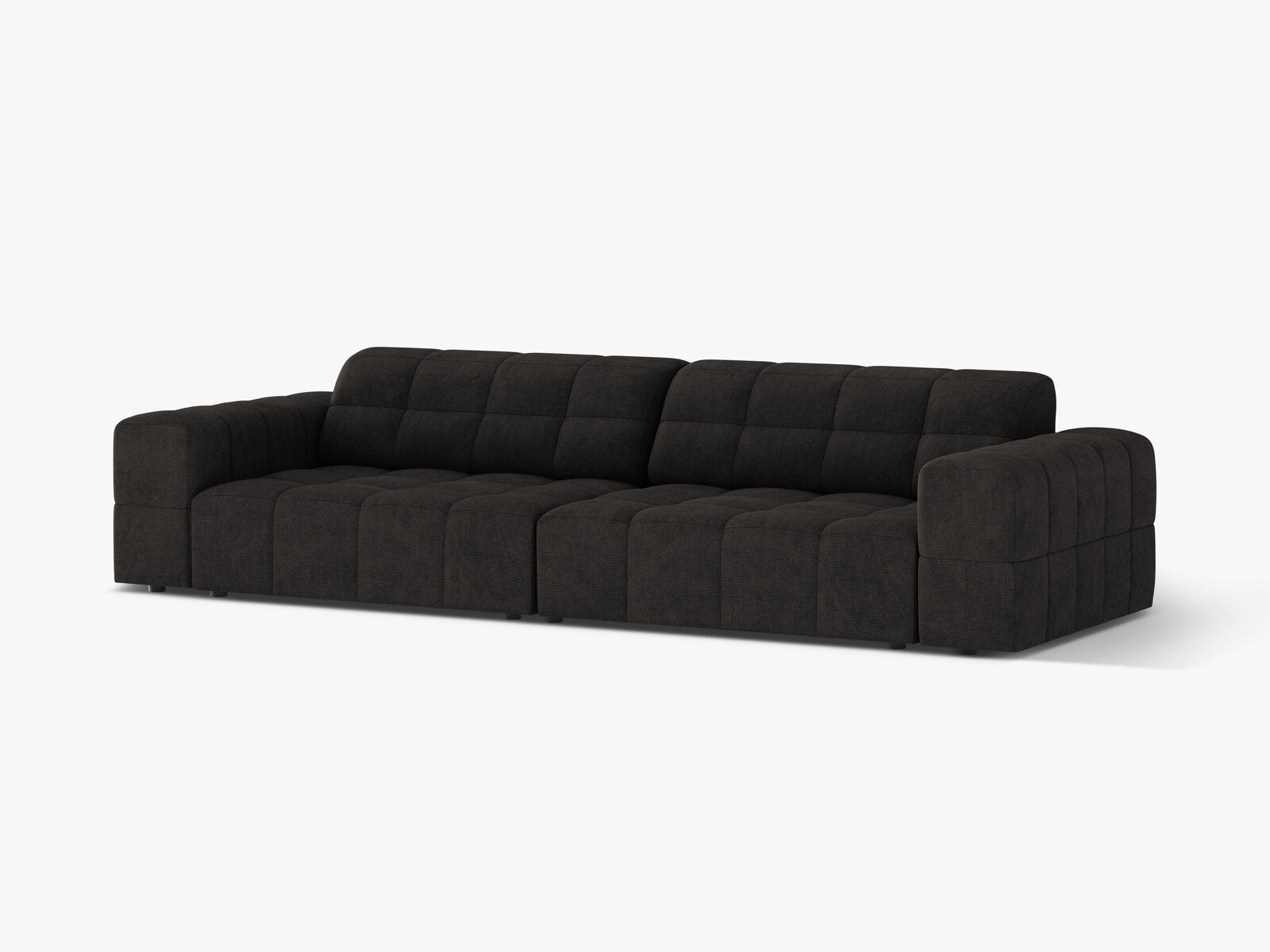 Micadoni Sofa Jennifer 4-Sitzer Chenille Eden Anthrazit
