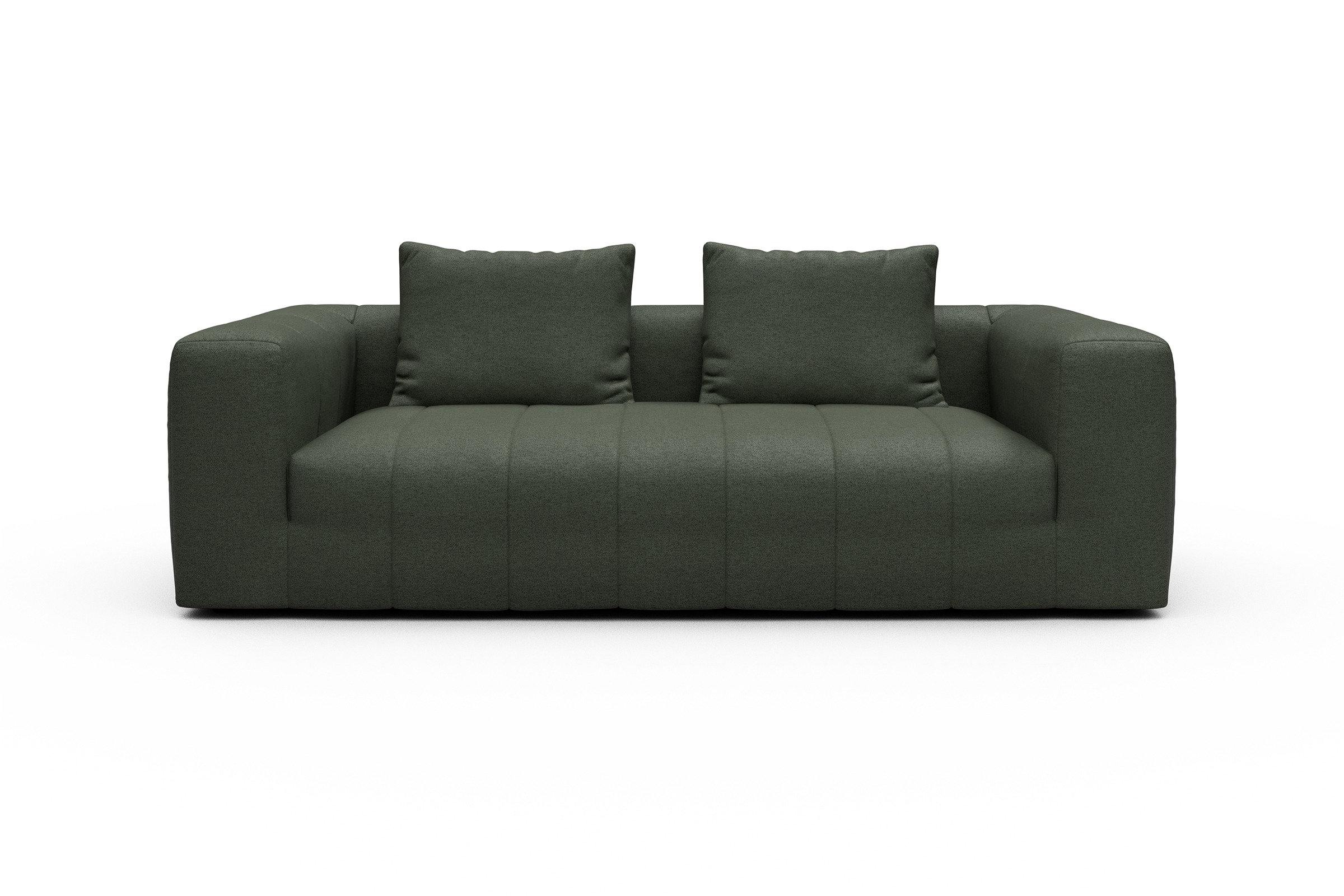 Sofa Hugo 3-Sitzer Denari-Forest-Green