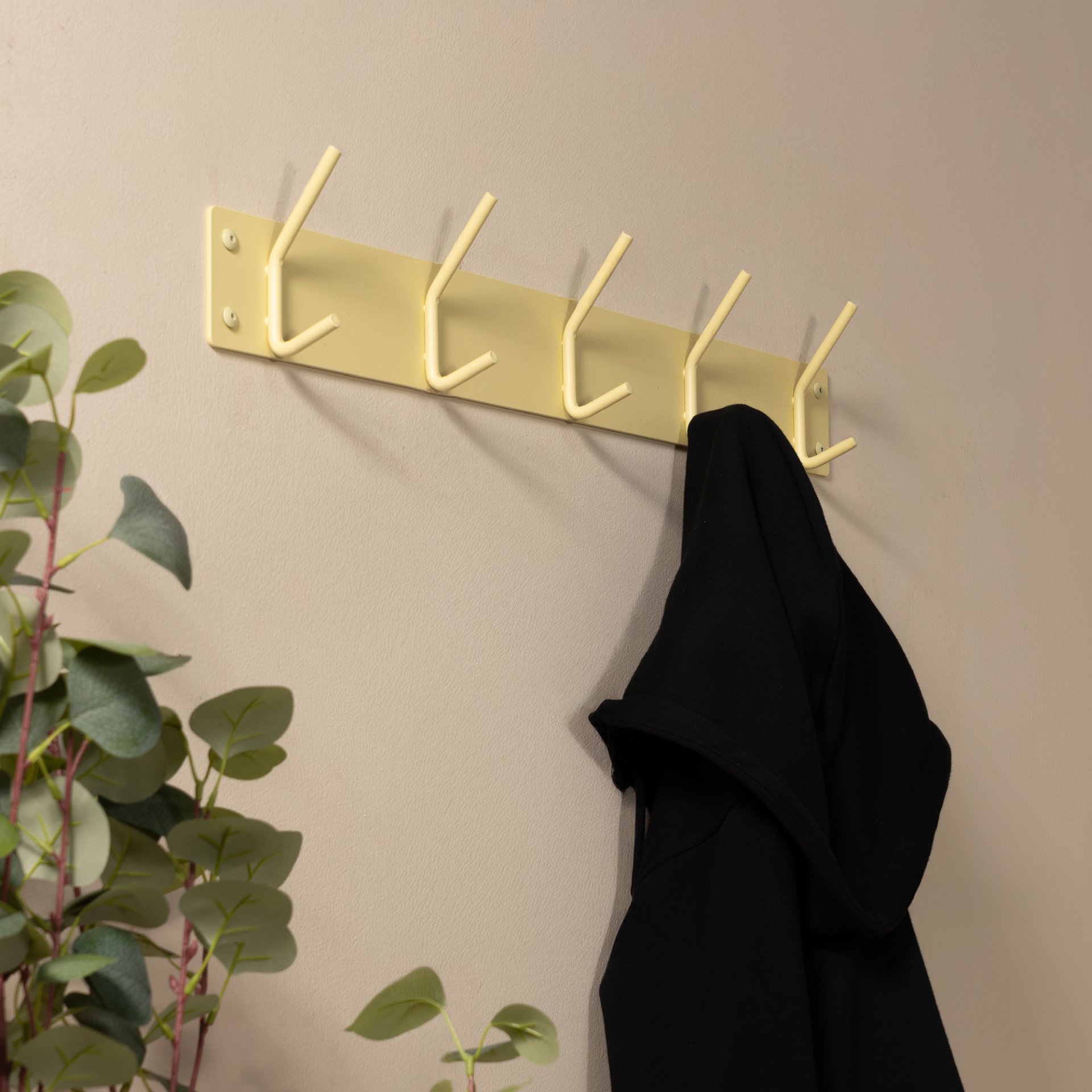 Spinder Design Wandgarderobe Fusion 5 Butter Yellow