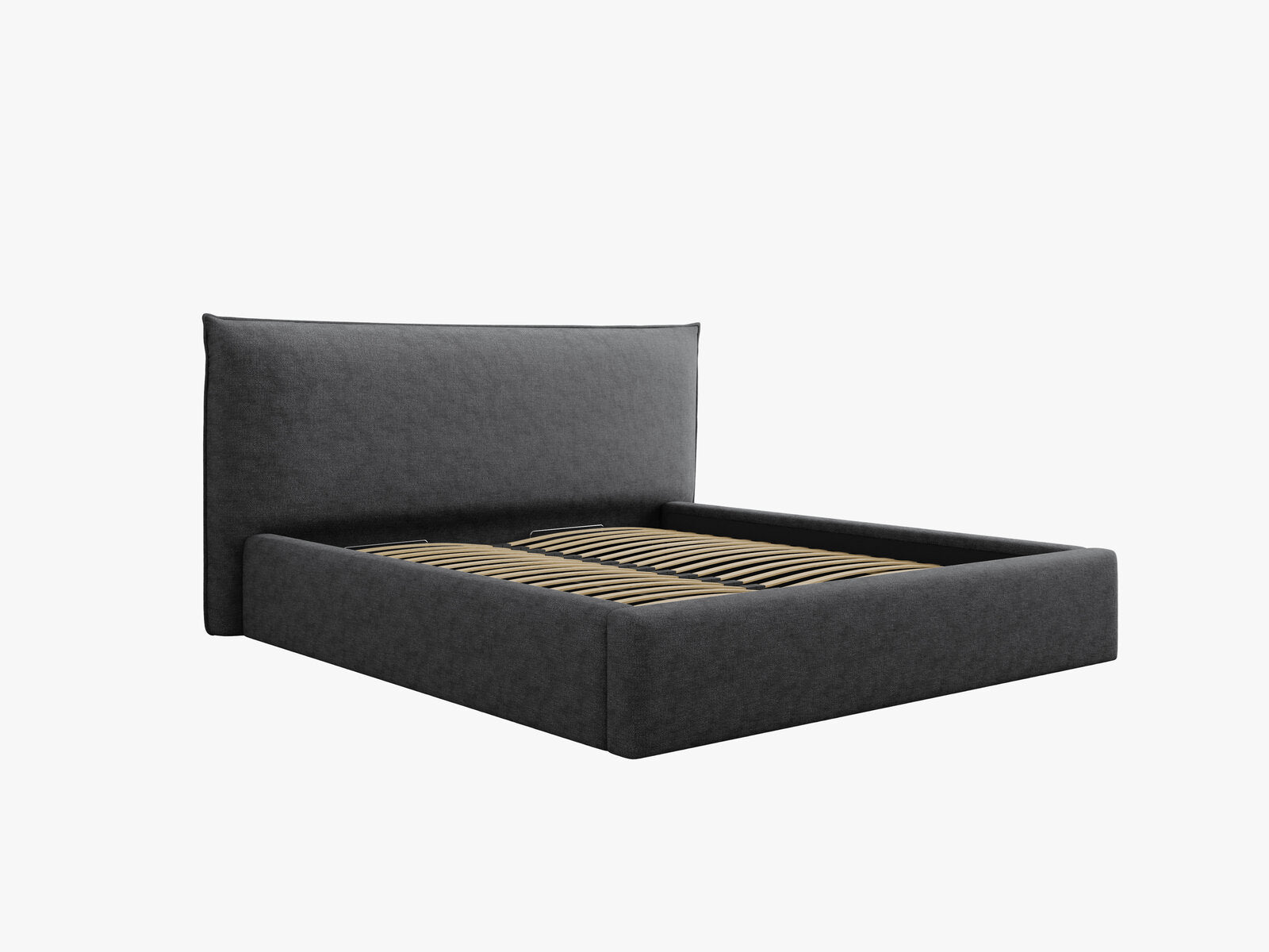 Micadoni Bett Kaelle Chenille Perfect Harmony Dunkelgrau 140x200