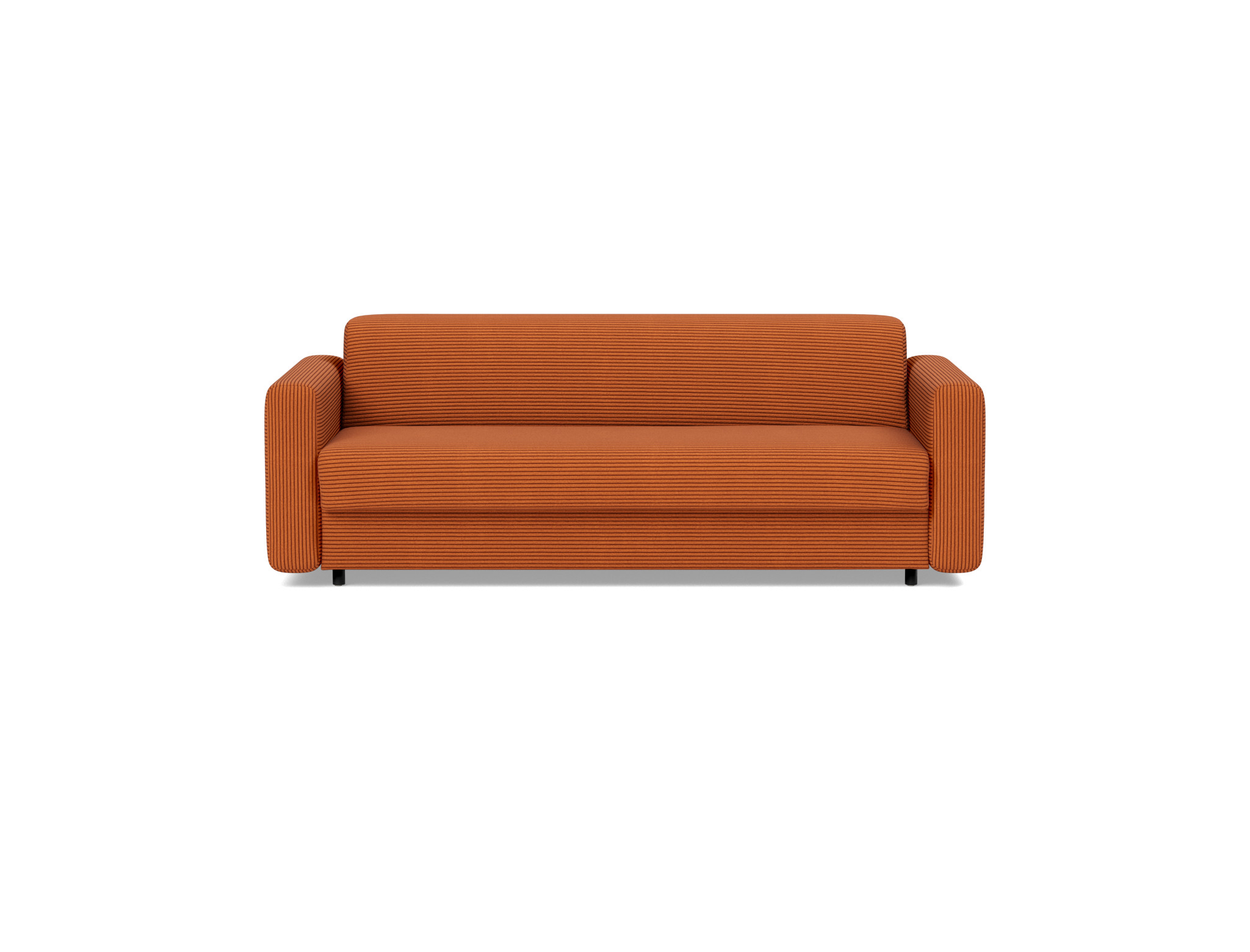 Schlafsofa Killian mit Memory-Matratze 160 Kord Corduroy 595-Burnt-Orange