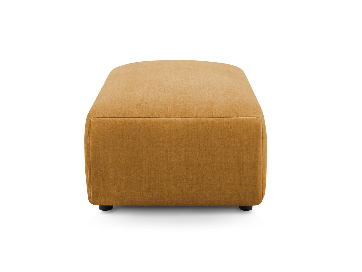 Bobochic Jeanne Pouf 66 × 117 cm Samt Gelb