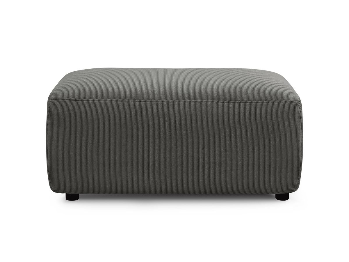 Bobochic Enjoy Pouf Cordsamt Dunkelgrau