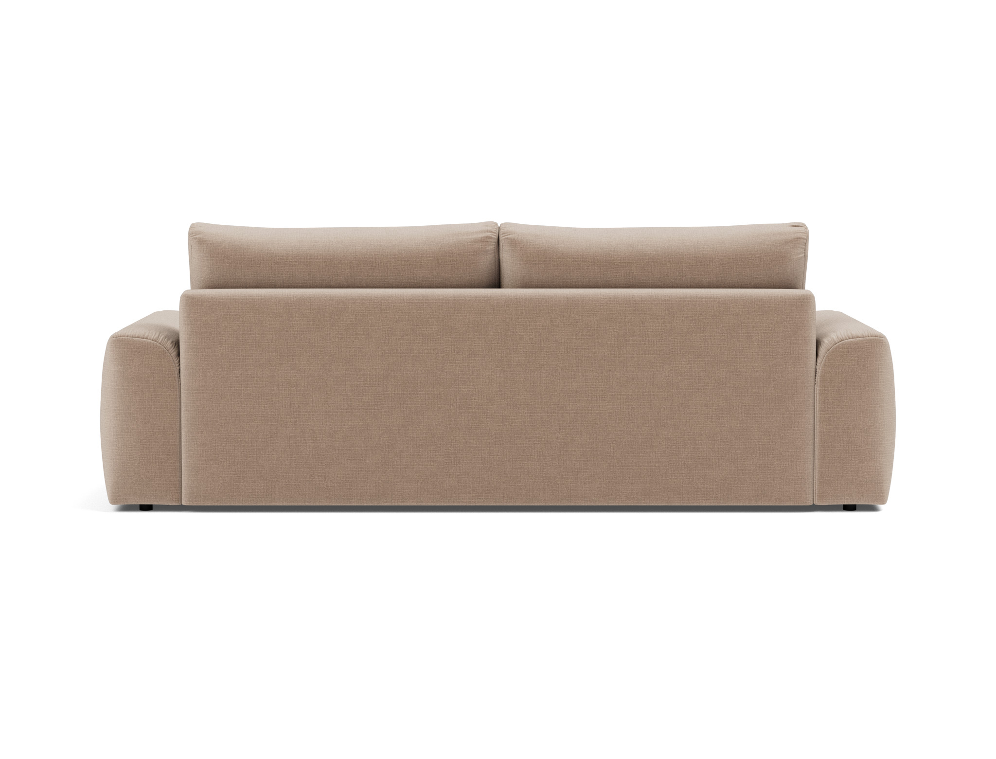 Schlafsofa Norum mit Chunky-Armlehnen Chenille Esina 417-Mocha