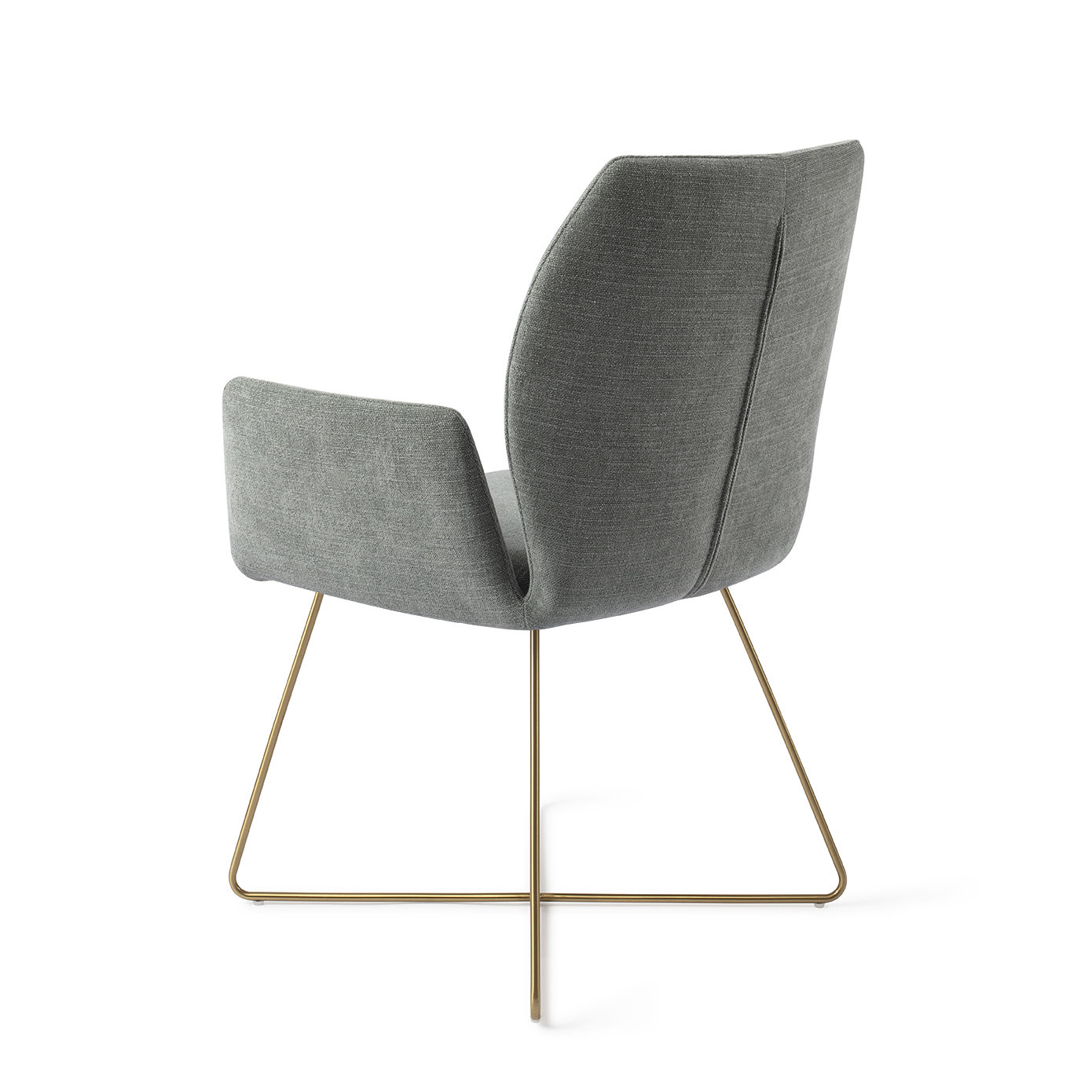 Jesper Home Esszimmerstuhl Misaki Breezy Blue Cross Gold