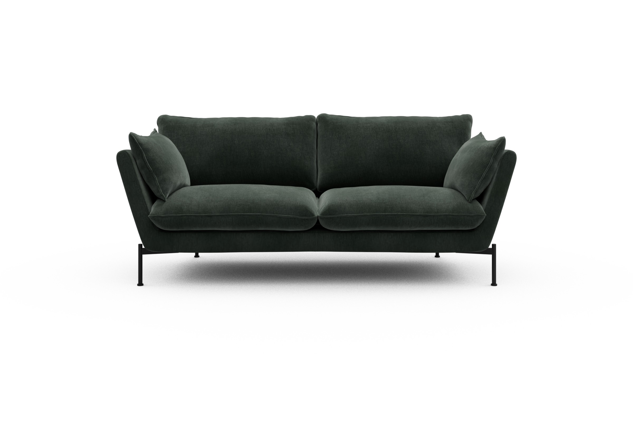 Skandi Home Sofa Anton 2-Sitzer Smooth-Laurel-Green moebelfaktor
