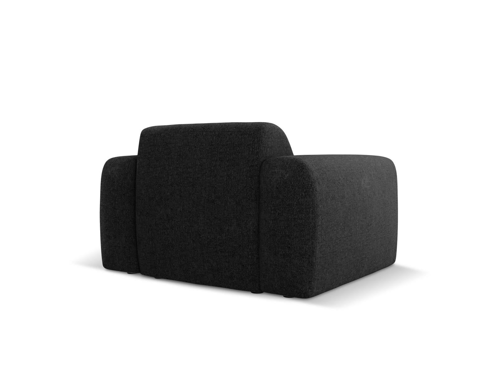 Cosmopolitan Design Sessel Nolio Chenille Haga Schwarz