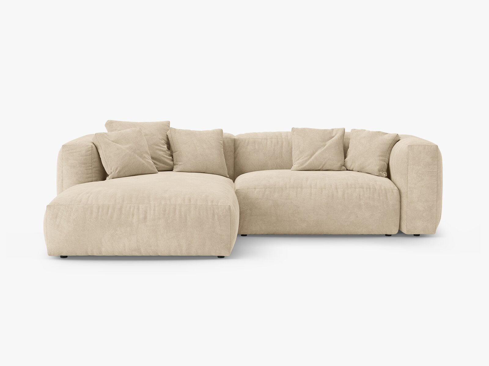 Micadoni Martina Ecksofa 4-Sitzer mit Schlaffunktion