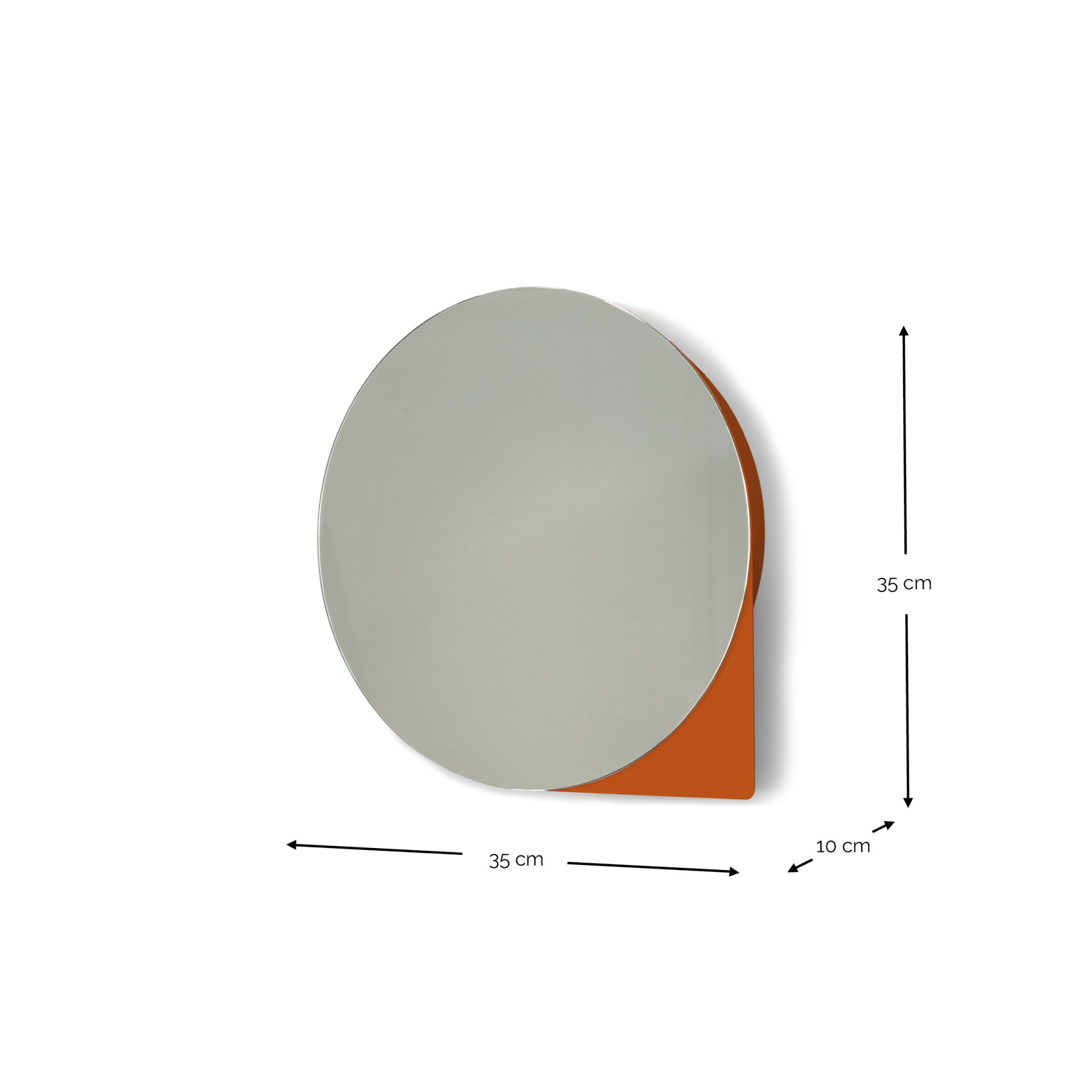 Spinder Design Spiegelschrank Sonnet Small Tuscan Terra